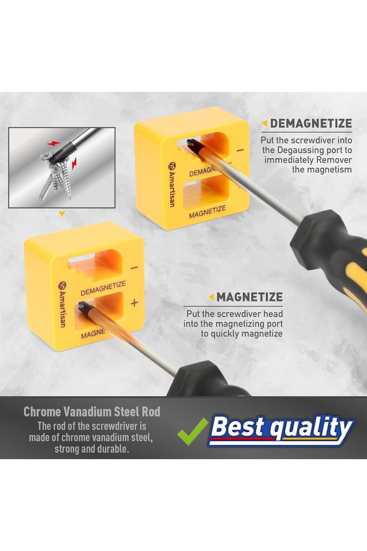 COOYA-43Pcs Magnetic Precision Screwdrivers Set with Case,  Includs Slotted, Phillips, Hex, Pozidriv,Torx 5