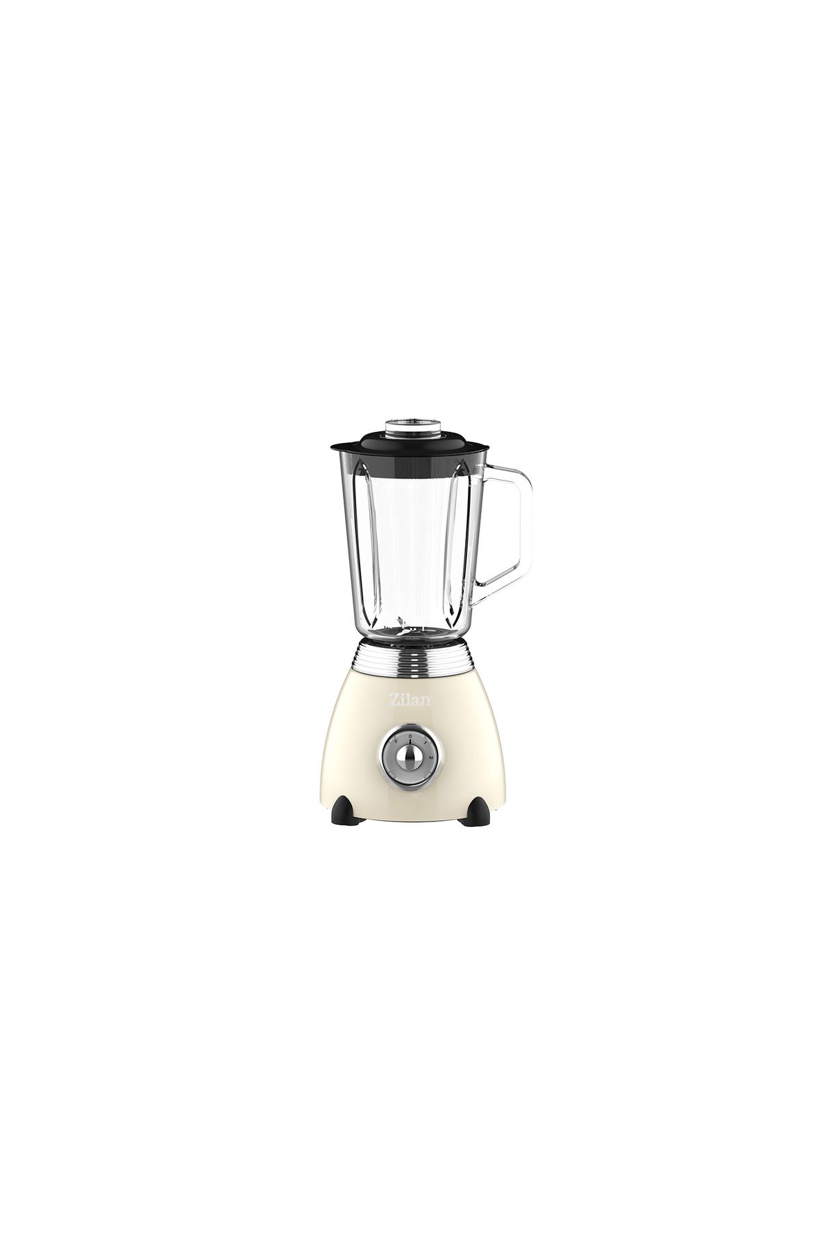 Zilan Blender Retro Zilan Zln1207, Putere 500w, Capacitate 1.5l, 2 Trepte De Viteza, Functie Pulse - One Size
