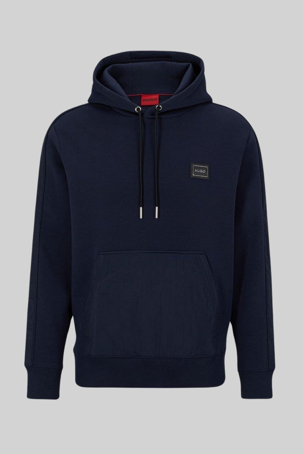 هوگو سویشرت کلاه‌دار مردانه Daulo سرمه‌ای