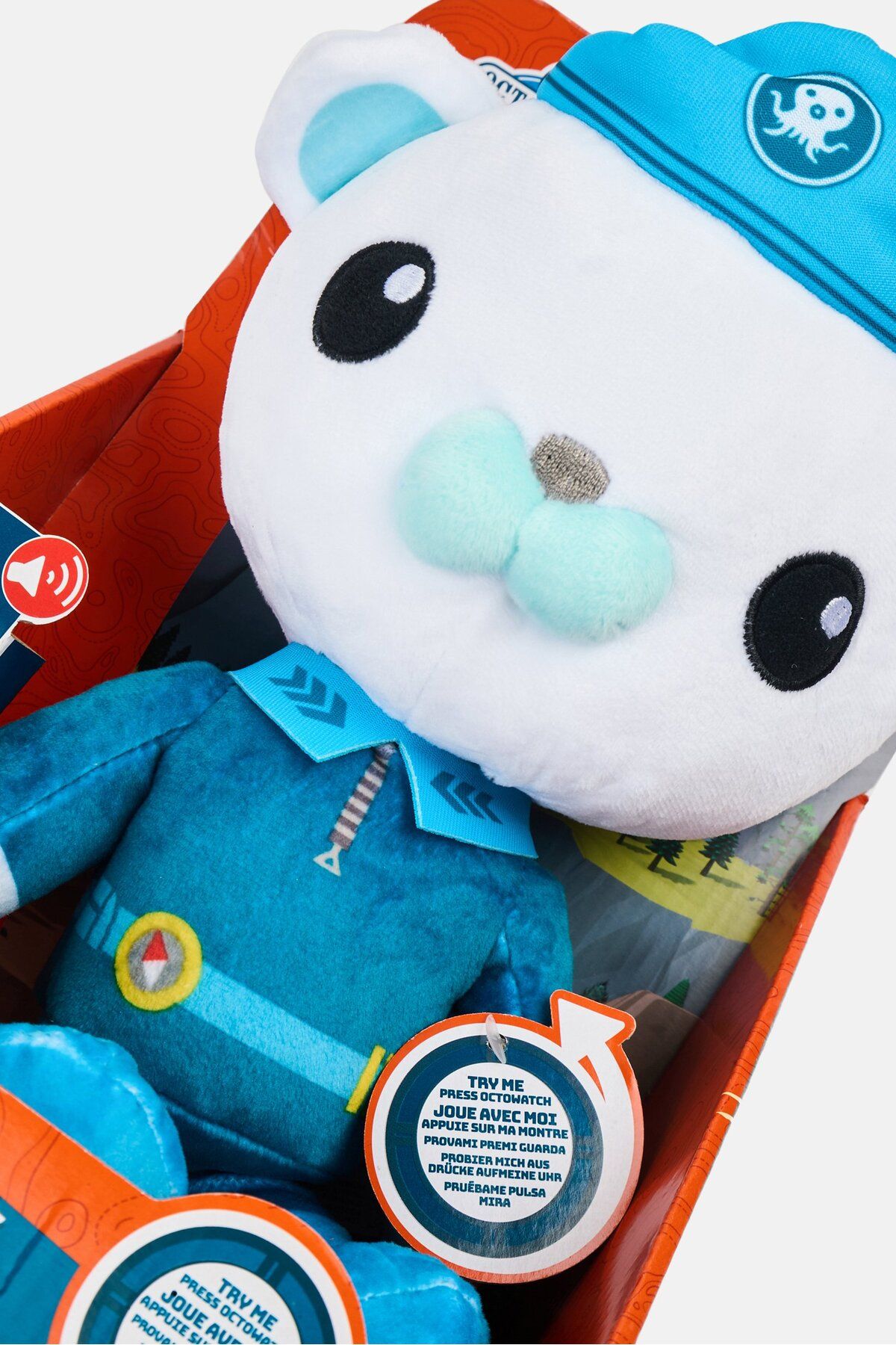 Octonauts-Plush Captain Barnacles, Blue 5