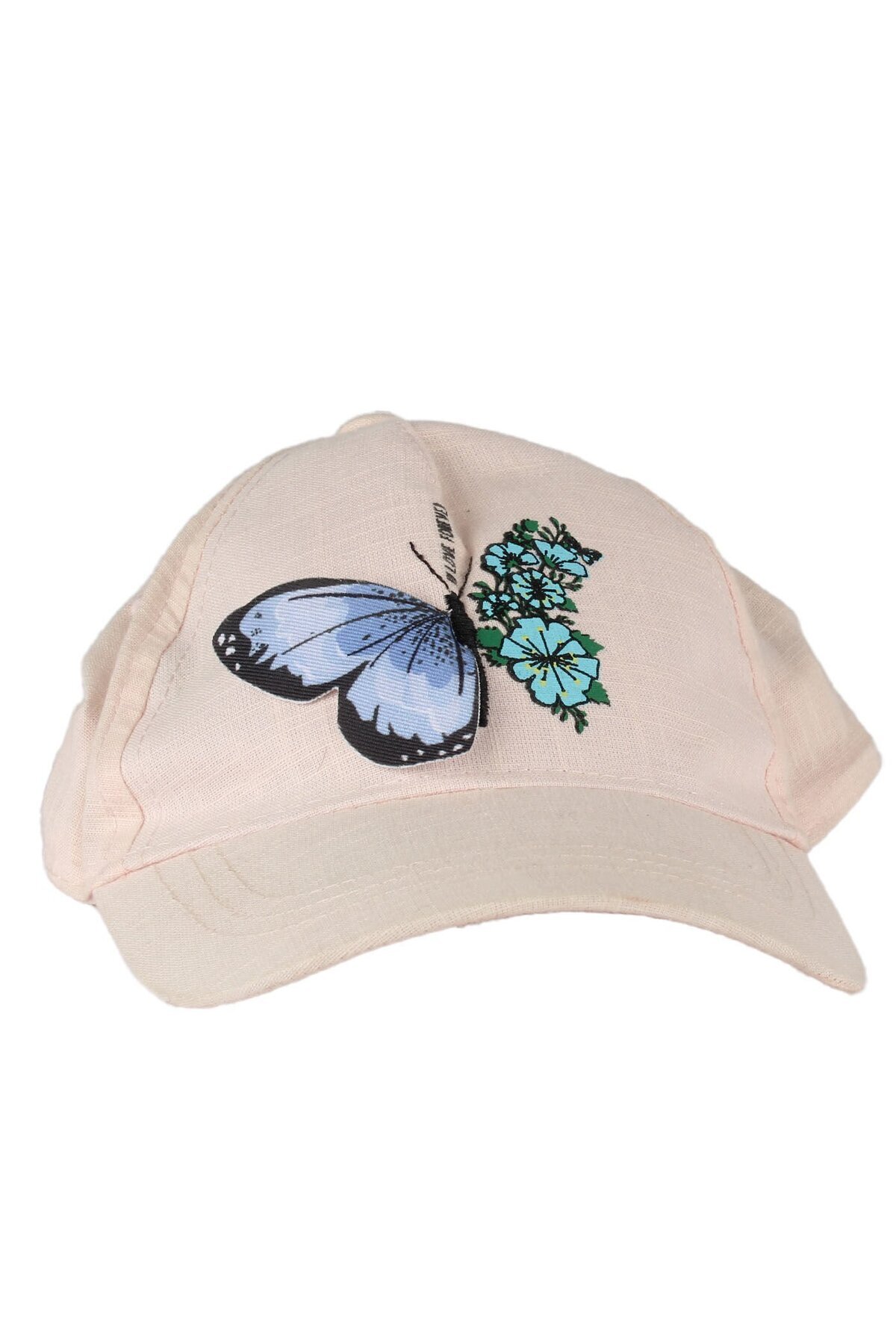 bebegen-Girl's Butterfly Patterned Hat for 1-3 Years 3