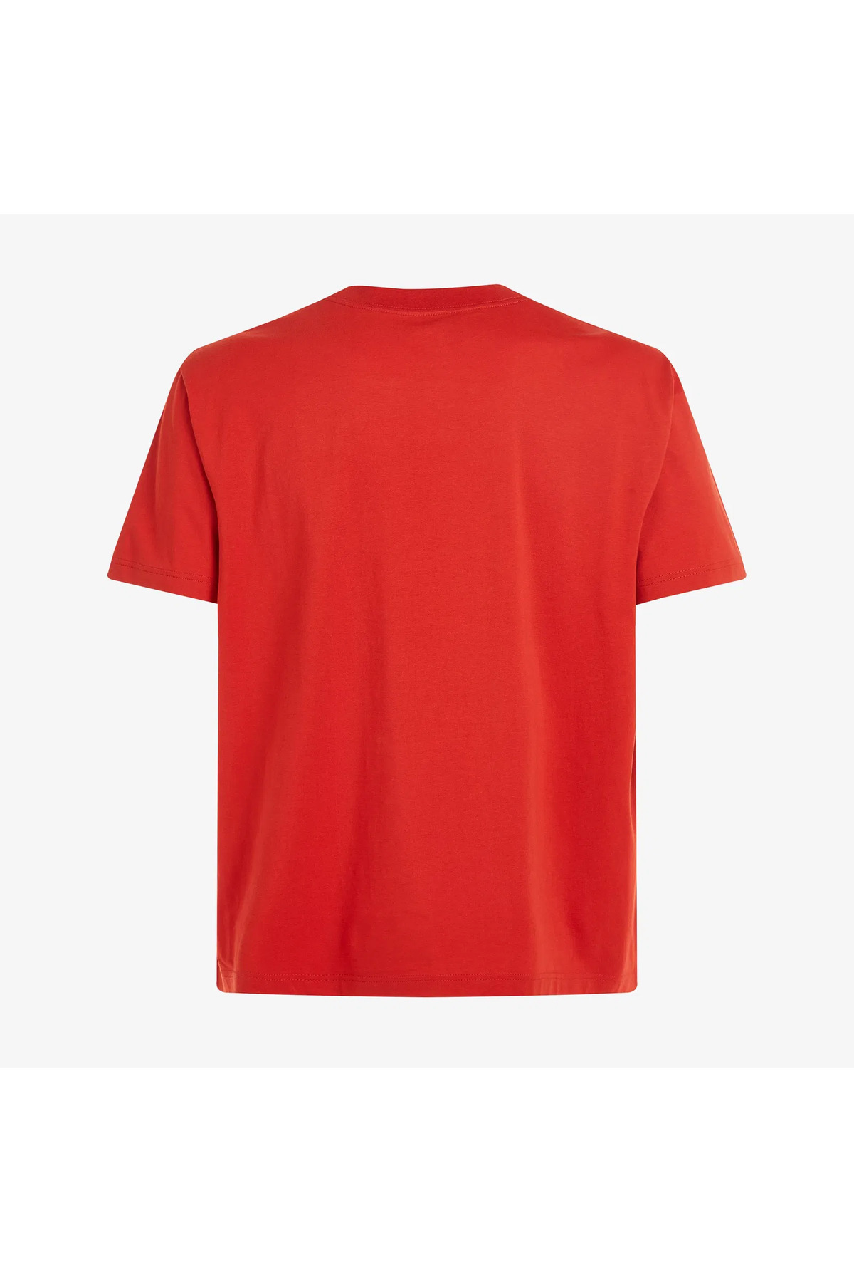 Calvin Klein-Men's Regular Fit Cotton Red T-Shirt J30J 327471 -Xni 5