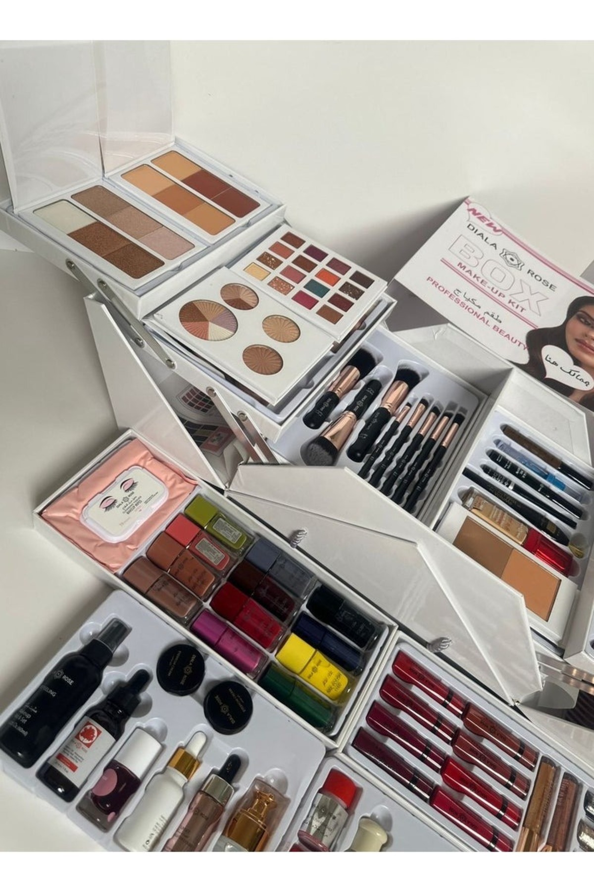 DIALA ROSE-Multi-color makeup box with 79 products, all cosmetics in one box 2