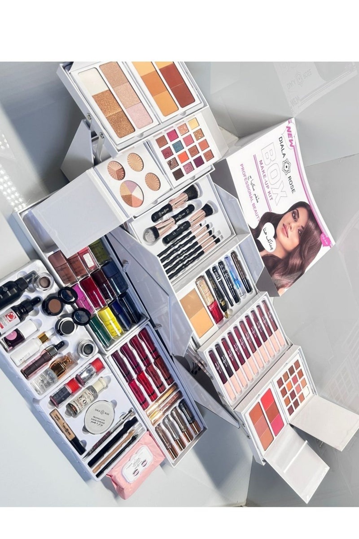 DIALA ROSE-Multi-color makeup box with 79 products, all cosmetics in one box 4