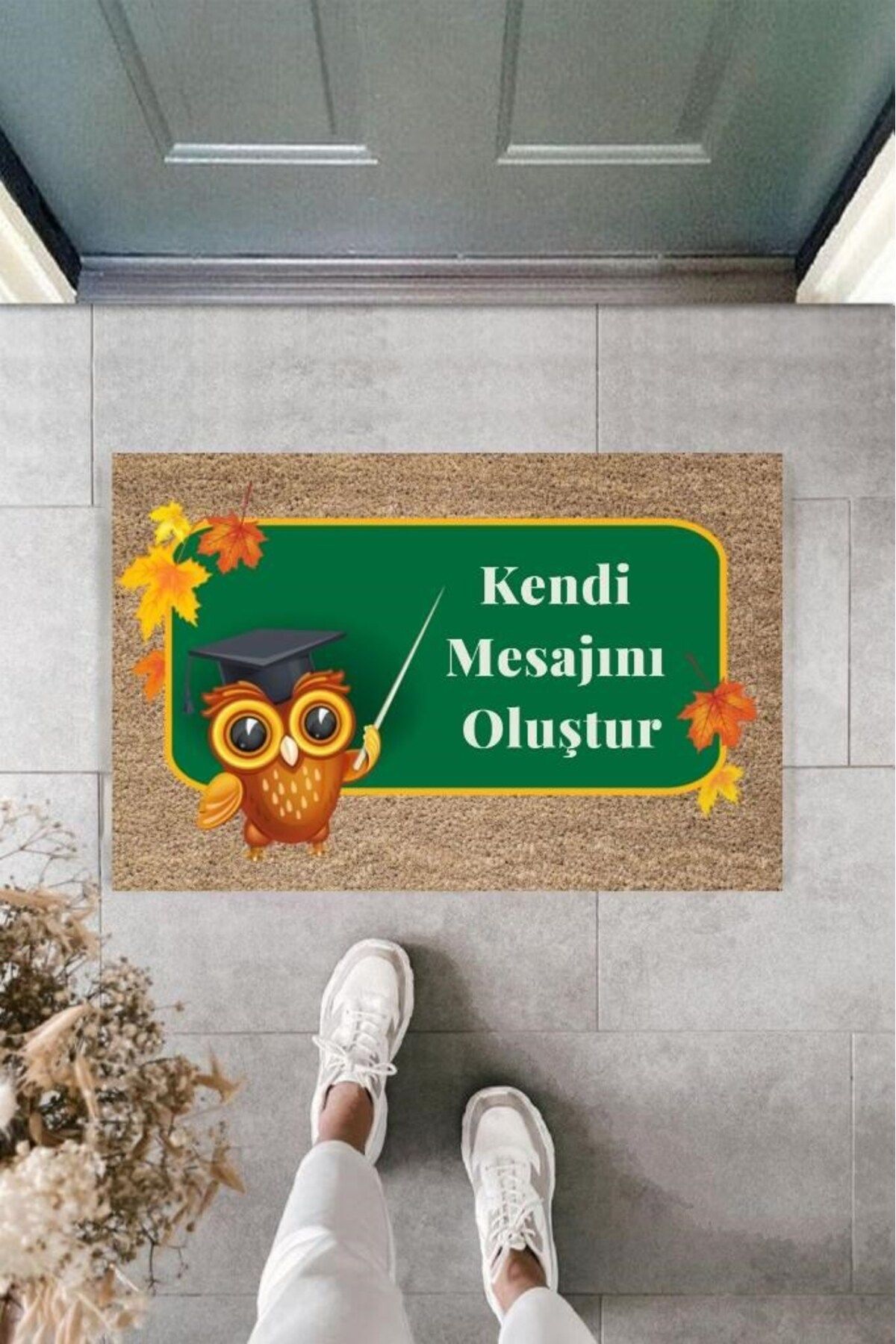 Tahtakale Toptancısı Dijital Baskı Kişiye Özel İç Kapı Dekorasyon Paspas PS11226