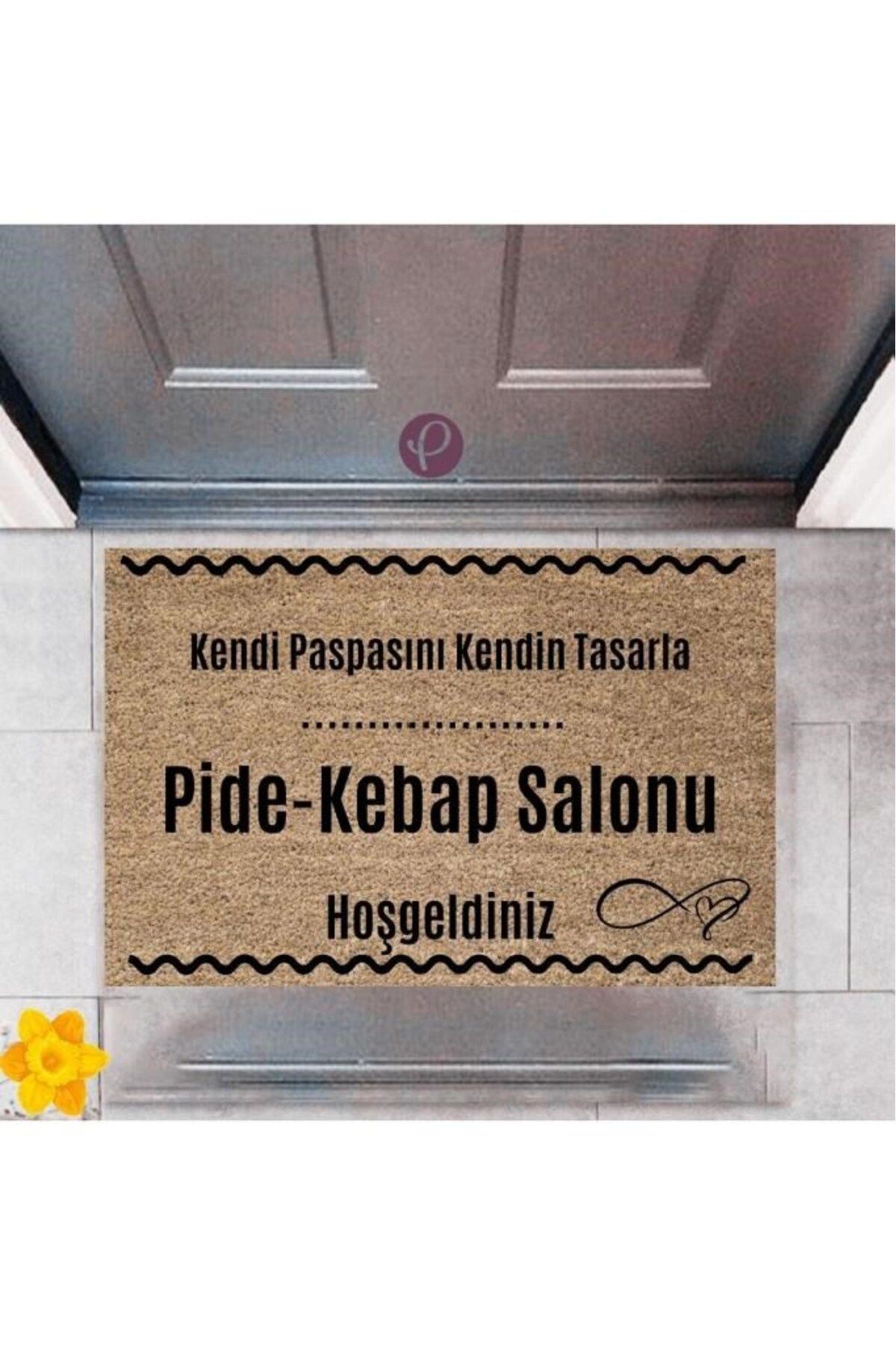 Tahtakale Toptancısı Kapı Önü Paspası Dekoratif Dijital Baskı Pide-Kebap Salonu P-2553