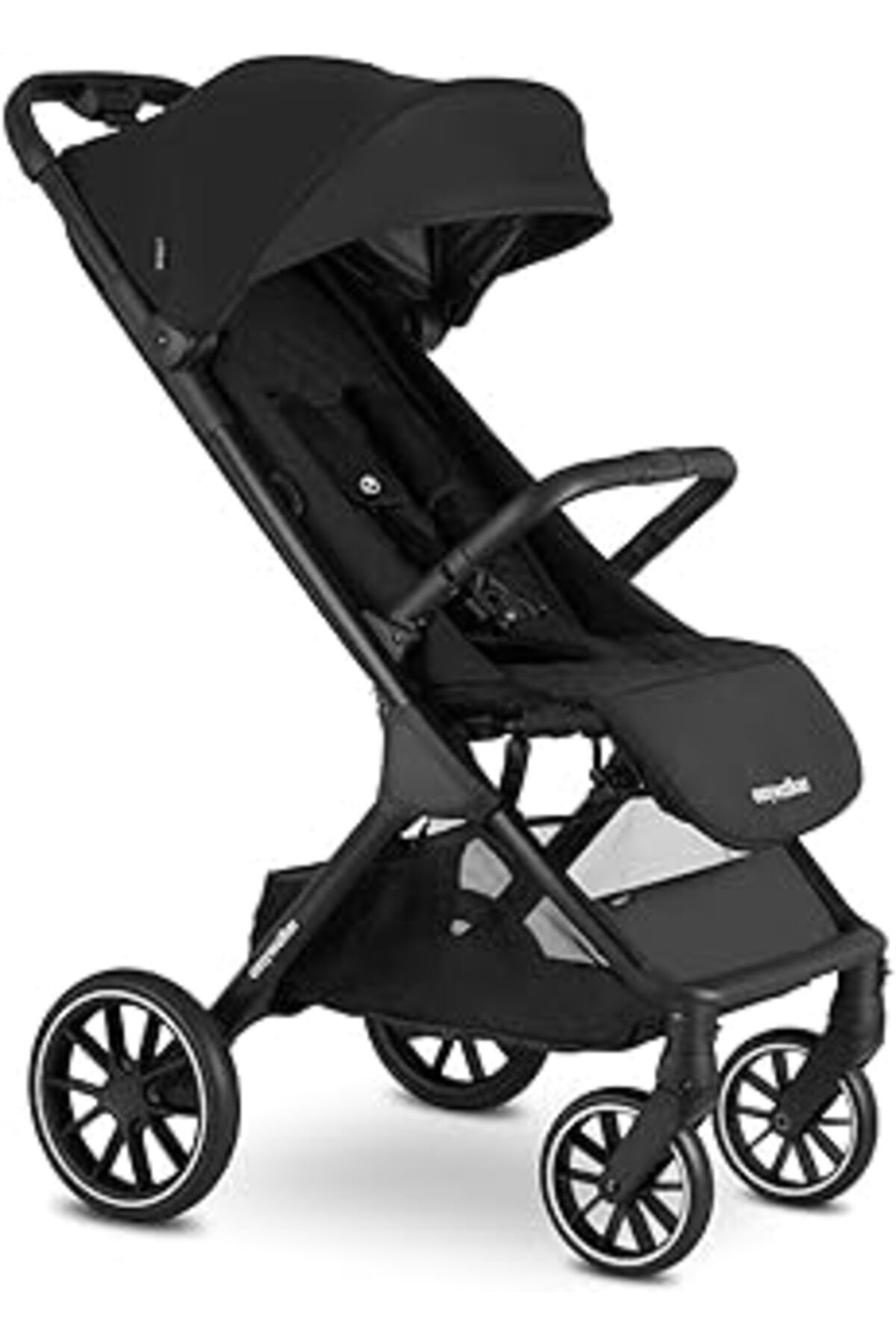 Hepta Collection Easywalker Jackey Xl Tek Tuşla Otomatik Katlanan Bebek Arabası Shadow Black, Kompakt, Travel Sistem