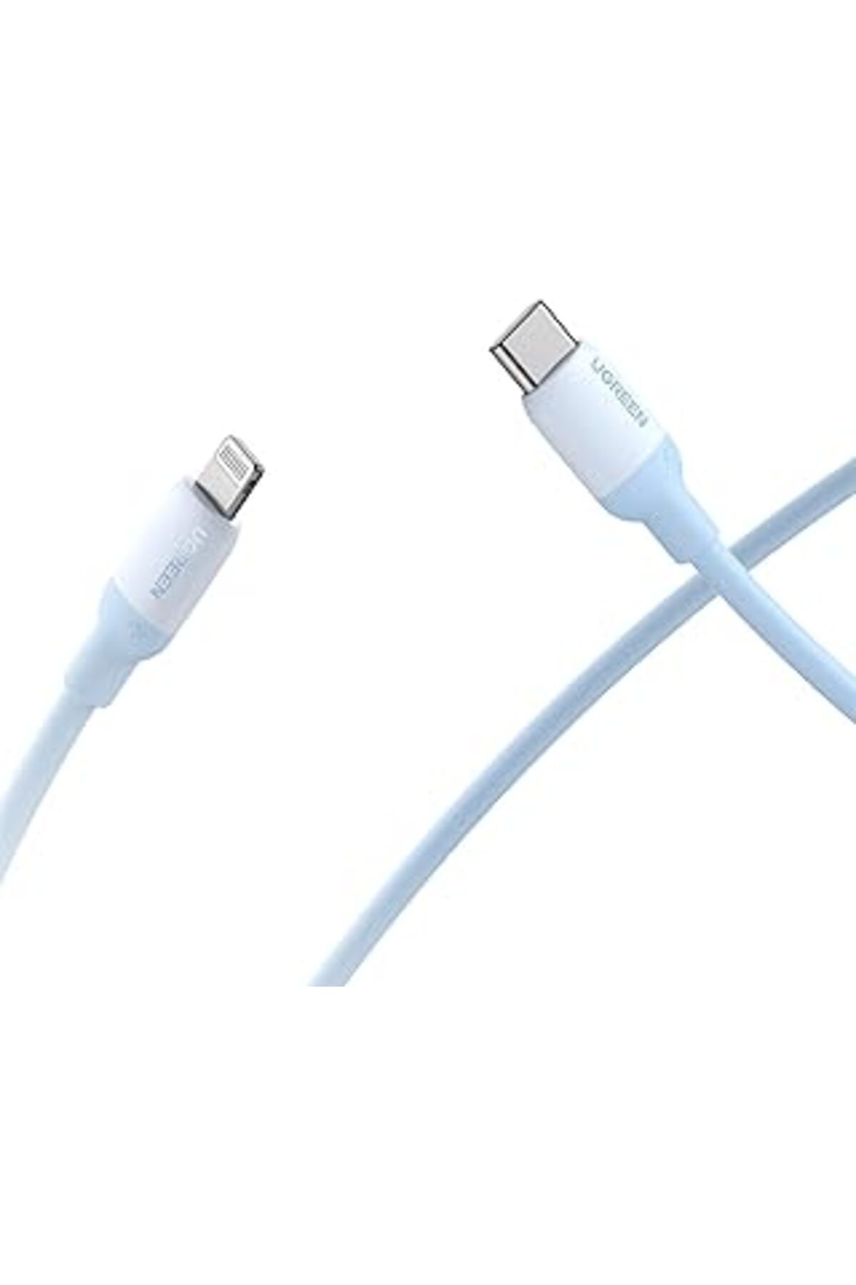 Pazarcan Ugreen Type-C To Lightning Iphone Data Ve Şarj Kablosu Mavi 1.5 Metre