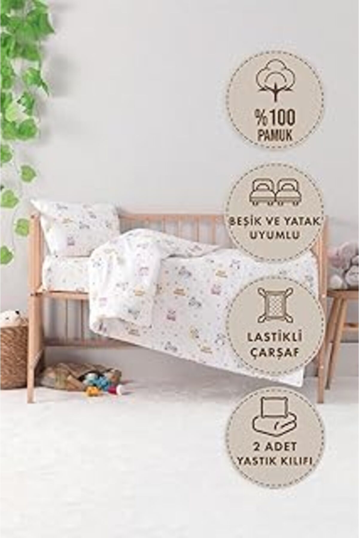 Hepta Collection Favora Dream Sweet Bebek Nevresim Takımı - Pembe
