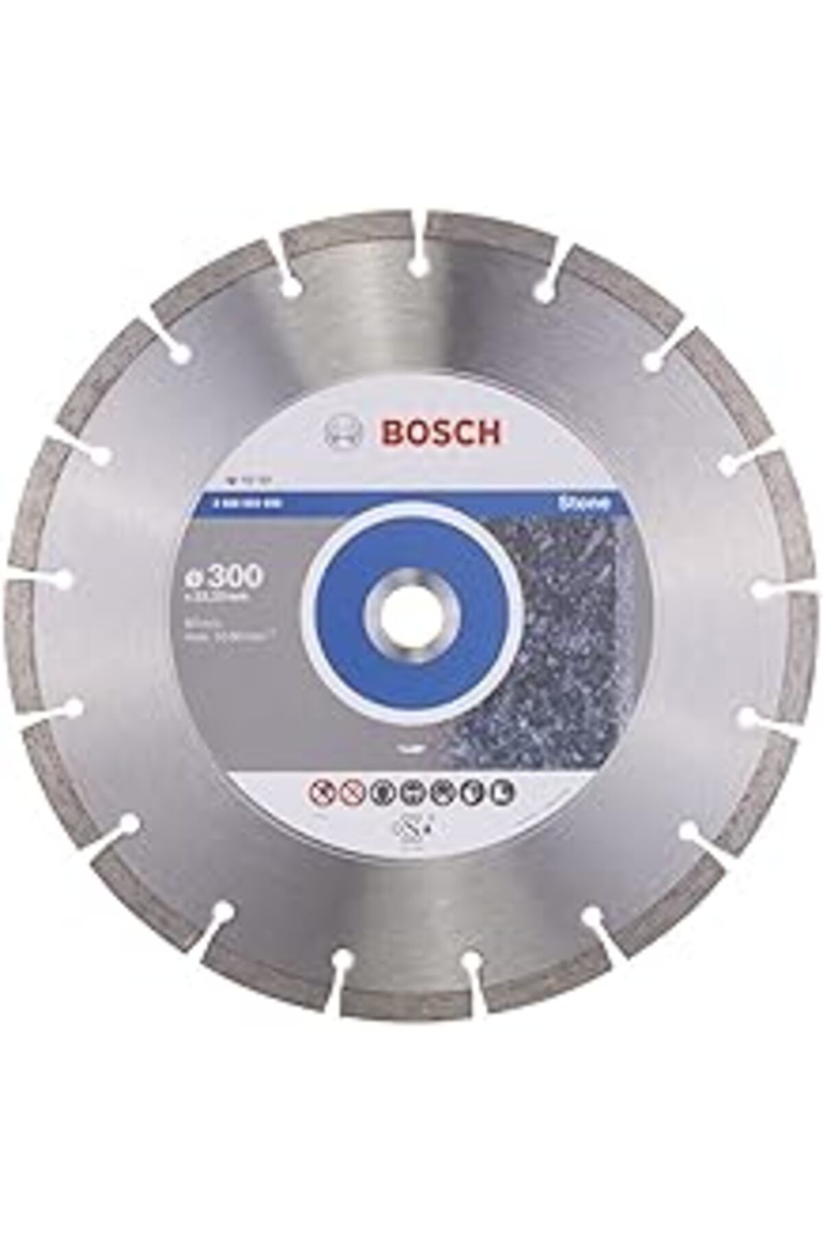 karadağsb Bosch Stone Için Elmas Kesim Diski Standartı, 300 X 22,23 X 3,1 X 10 Mm, 2608602698
