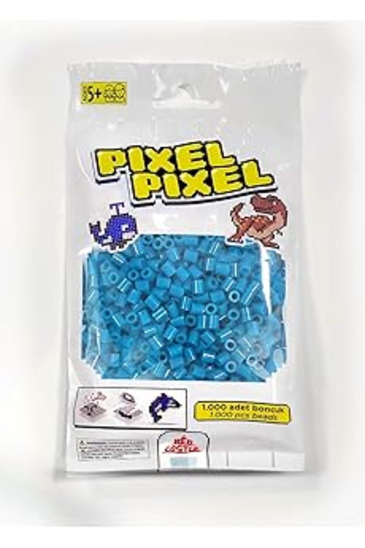 robotrend Red Castle 1000'Lik Midi Boncuk-Açık Mavi (Lıght Blue Beads-1000 Pcs)