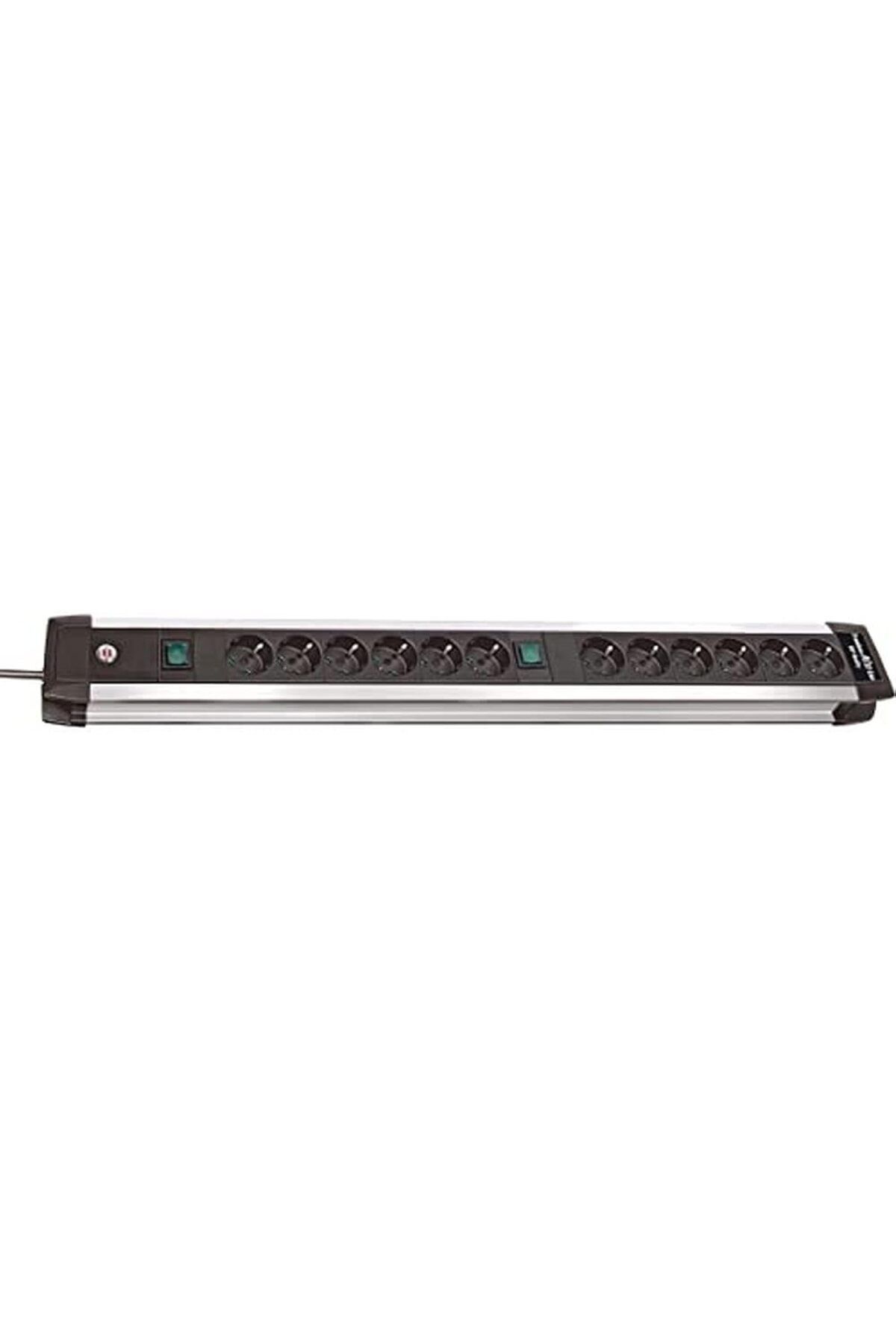 jupiter global bazaar Brennenstuhl Premium-Alu-Line 12 Lu Priz Grubu Anahtarlı 3 Metre