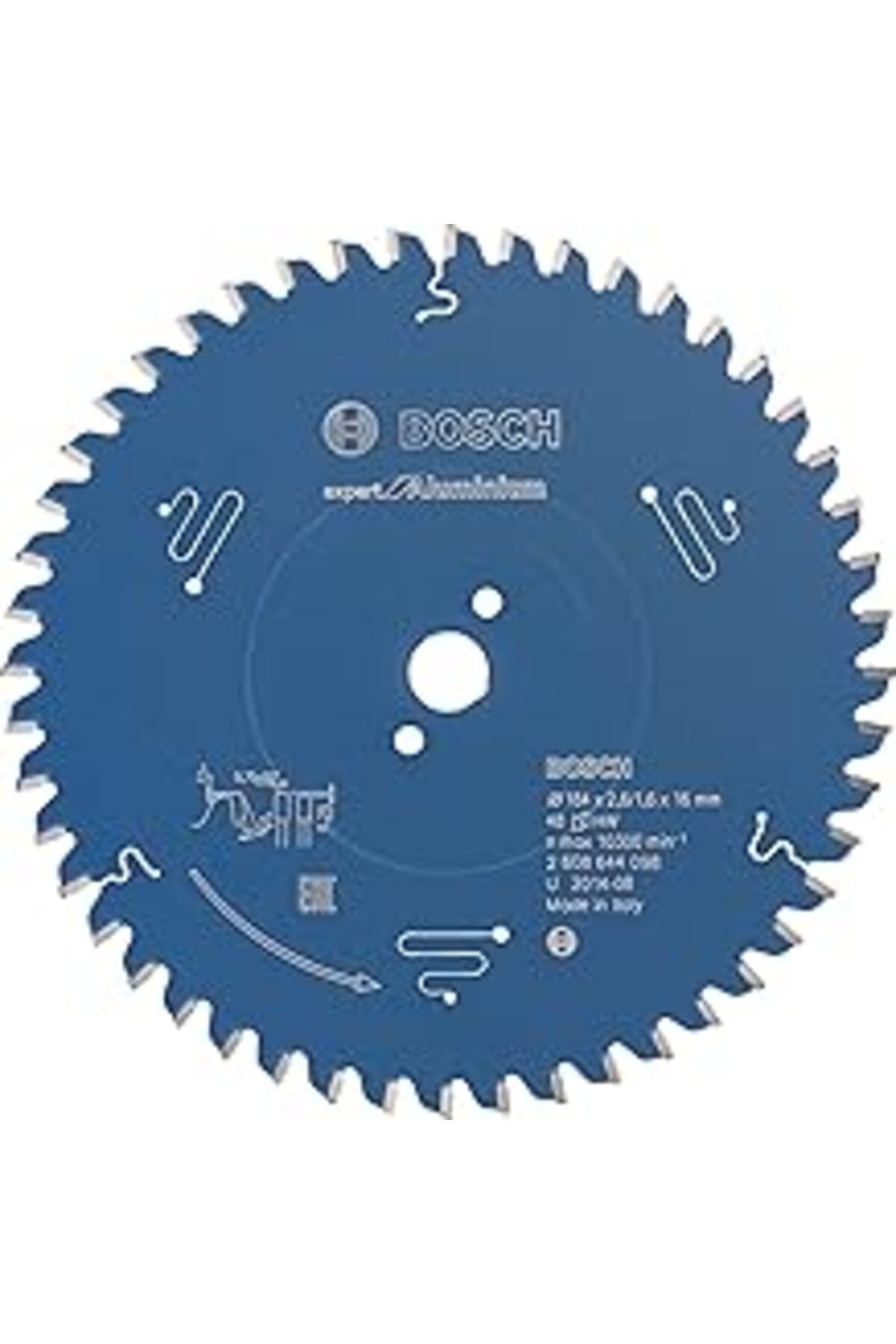 Pazarcan Bosch Dairesel Testere Bıçağı Expert Için Alüminyum, 184 X 16 X 2,6 Mm, Diş Sayısı 48, 1 Adet, 2608