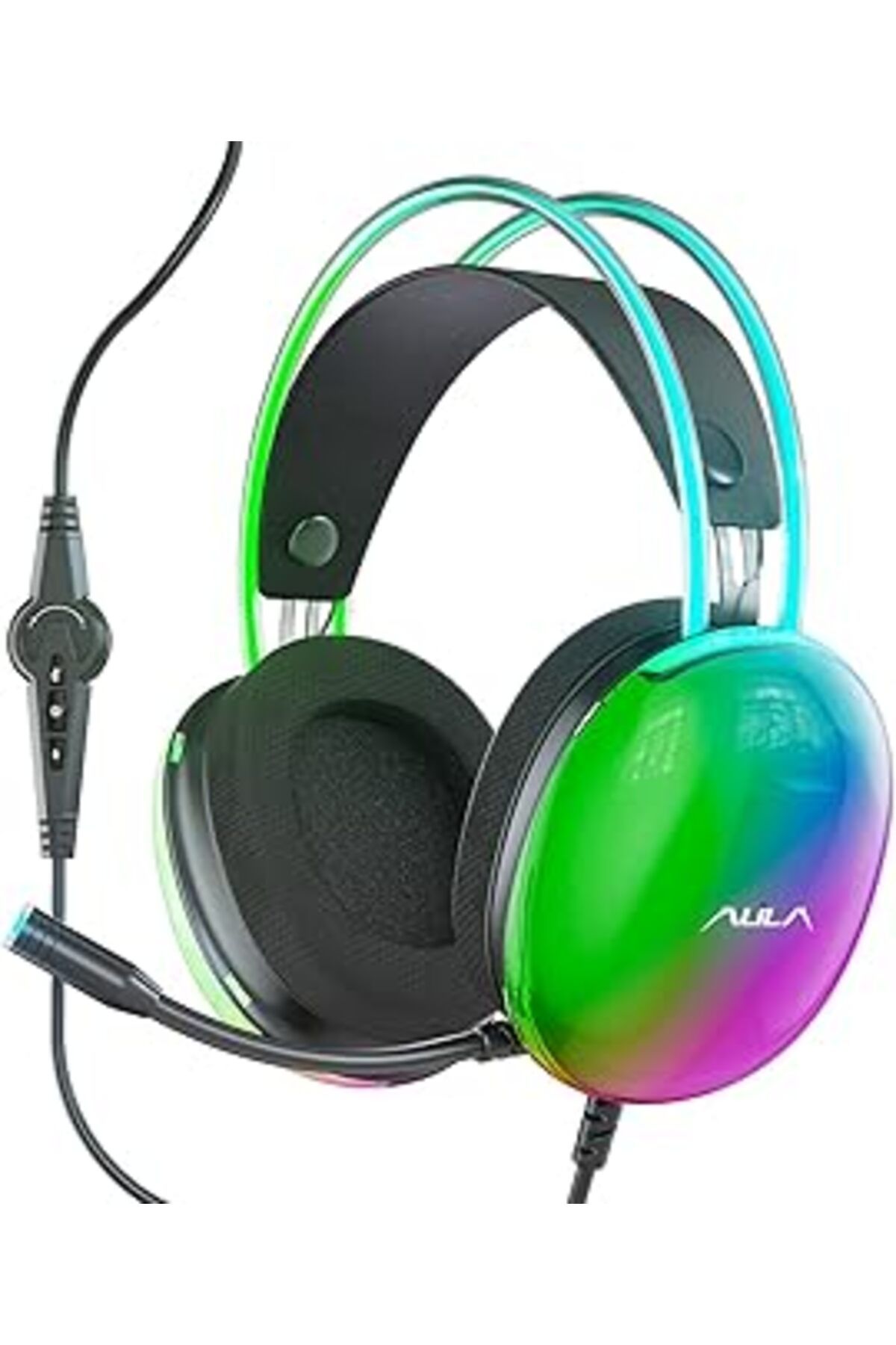 Genel Markalar Aula S505 Rgb Usb Gaming Mikronfonlu Oyuncu Kulaklığı Siyah