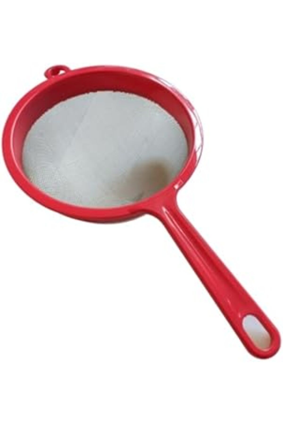 robotrend 5Dm-Plastik Saplı Paslanmaz Çelik Süzgeç - Kırmızı - 17 Cm
