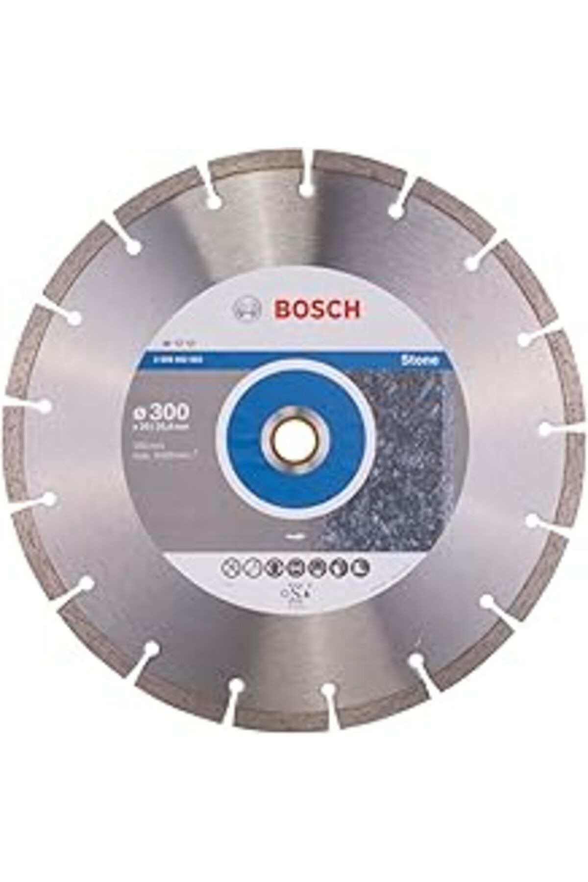 robotrend Bosch Stone Için Elmas Kesim Diski Standartı, 300 X 20,00 Ve 25,40 X 3,1 X 10 Mm, 2608602602