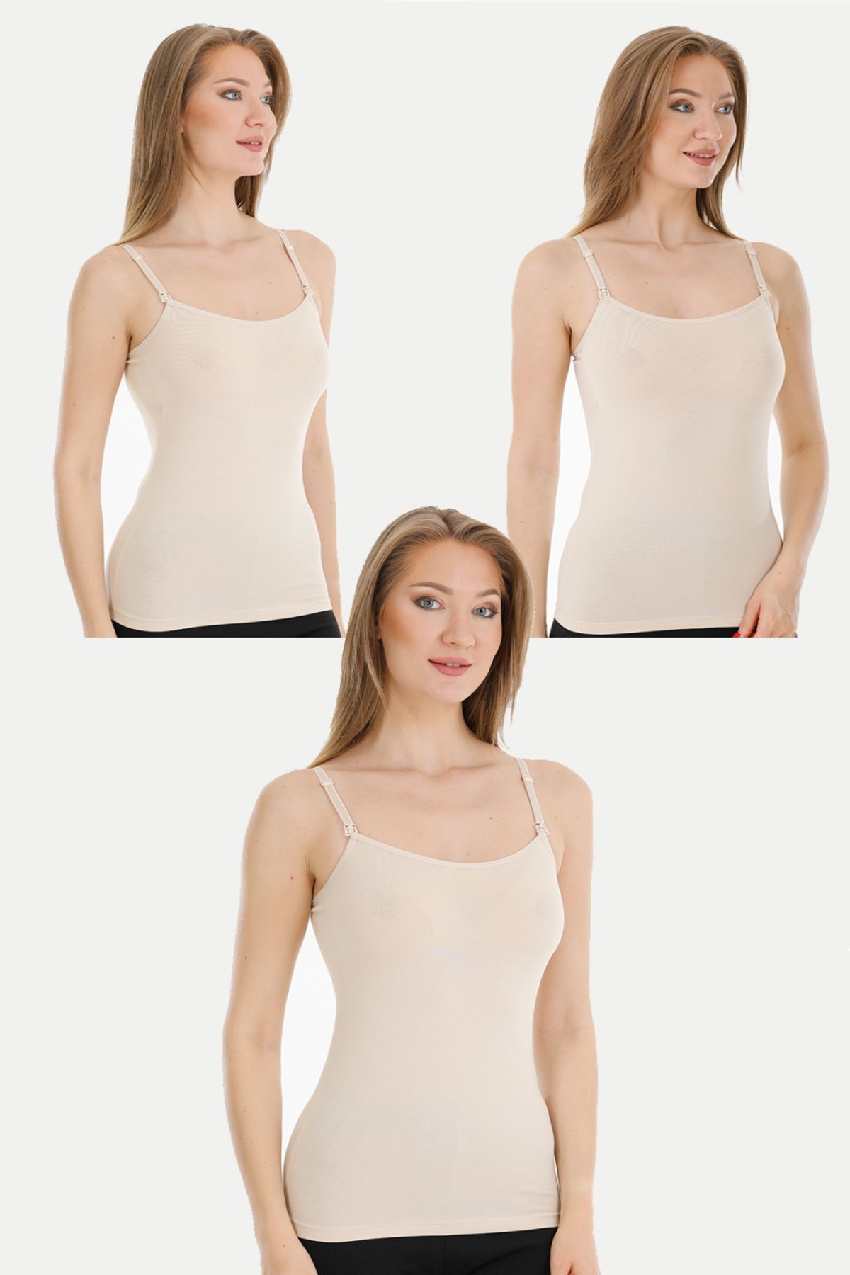 par lingerie pl 3lü Emzirme Atleti Kapsız fotoğrafı 2 (önizleme)