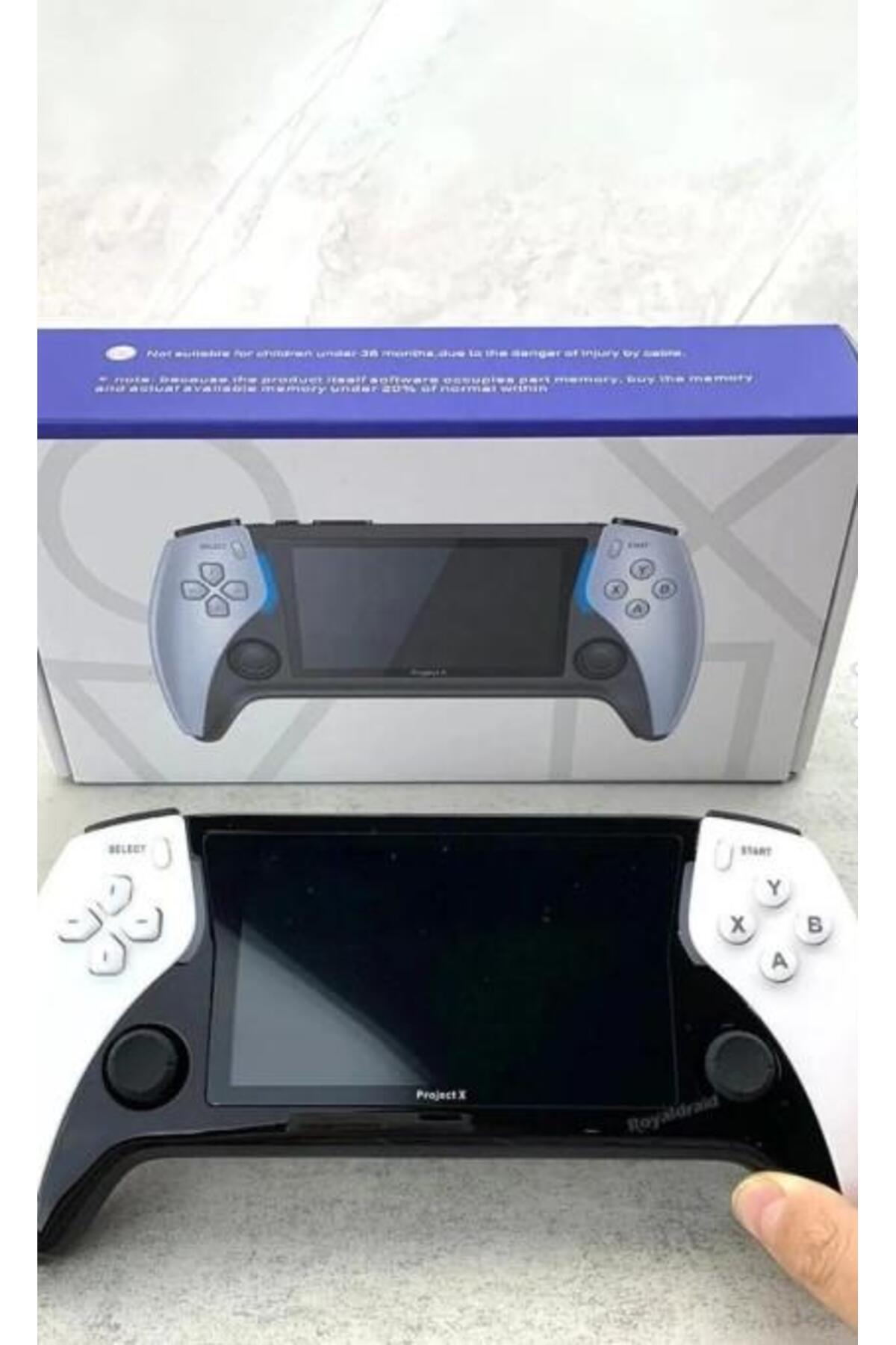 Mi7a Project X 4.3inç IPS Hd Ekran 10000+ Oyunlu Retro Arcade Oyun