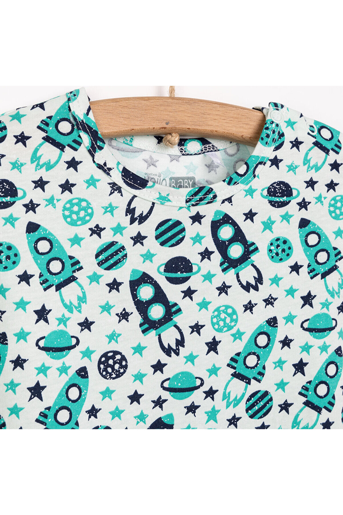 ebebek Hello Baby HelloBaby Erkek Kısa Tulum Erkek Bebek fotoğrafı 3 (önizleme)