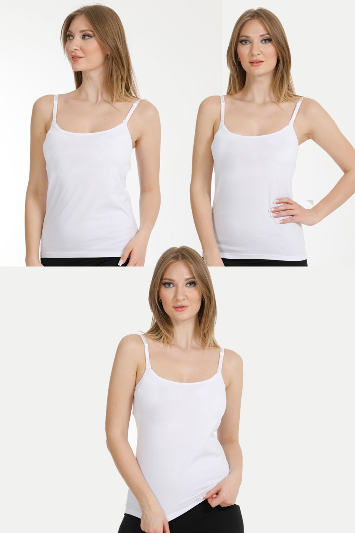 par lingerie pl 3lü Emzirme Atleti Kapsız fotoğrafı 2 (önizleme)