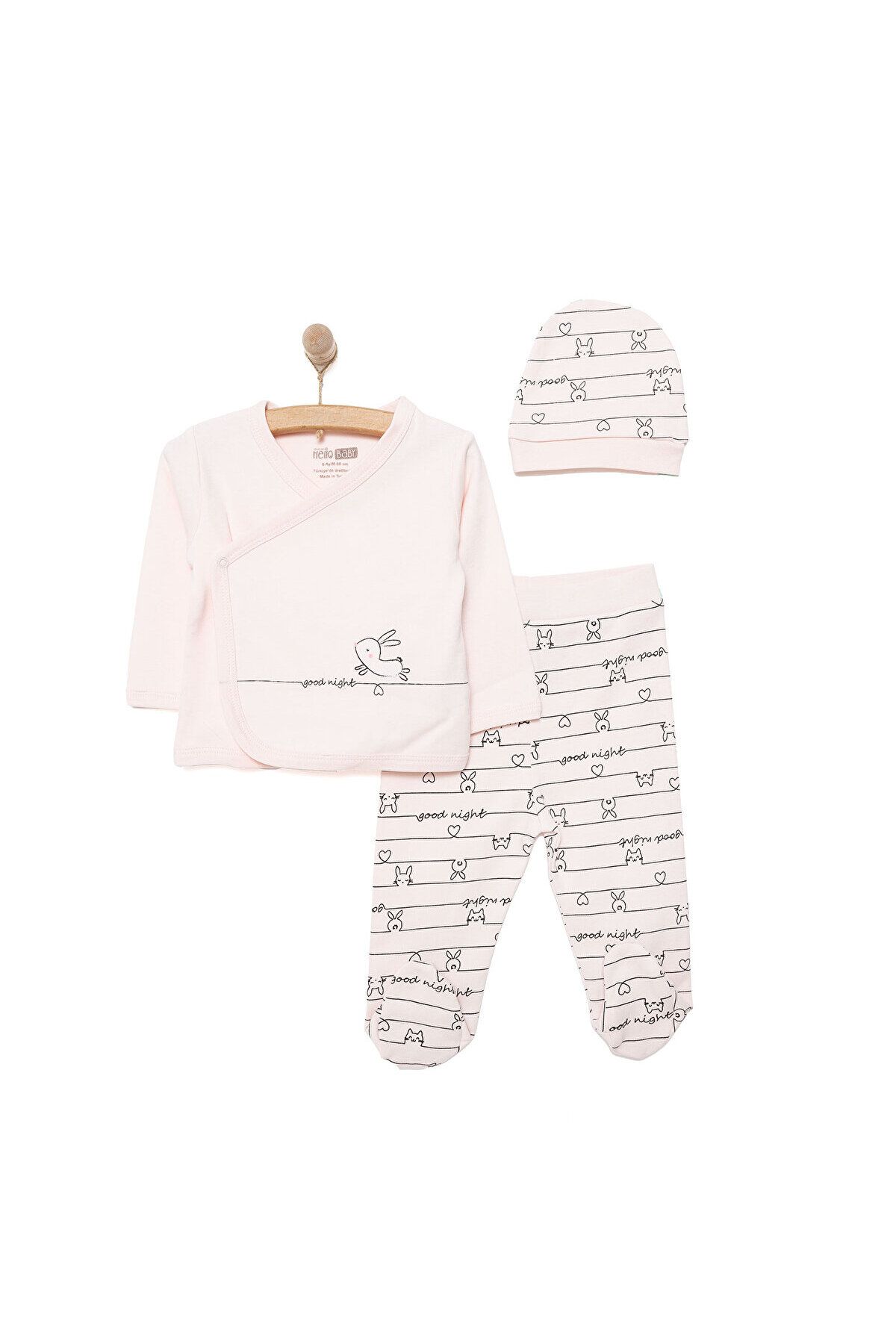 HelloBaby دخترانه بادی-کلاه-پتینه پایین ebebek Hello Baby