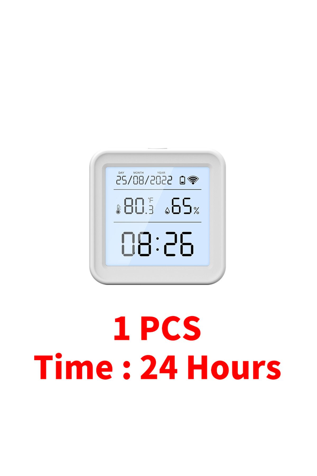 Choice-24 Hours Version Tuya Wifi Temperature Humidity Sensor Hygrometer Thermometer Smart Home Backlight S 1