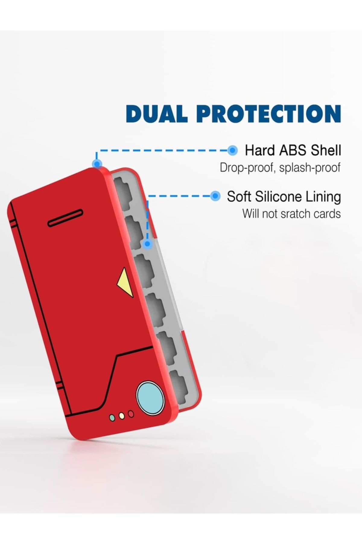 Choice-1 Suitable for Switch game card magnetic absorption cassette reader 24 in 1 red 4