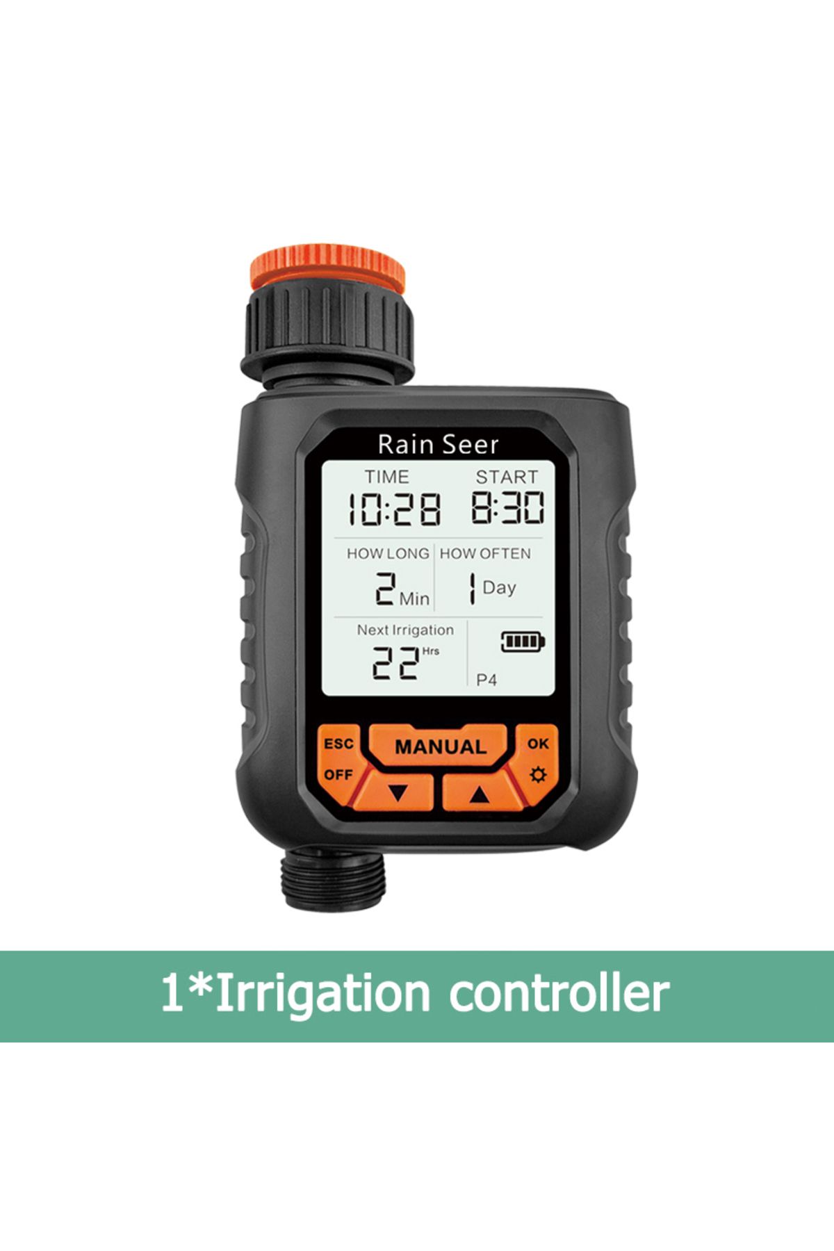 Choice-LCD controller 1 Rain Seer Large LCD Display Water Timer Waterproof IP65 Home Garden irrigation Rain 1