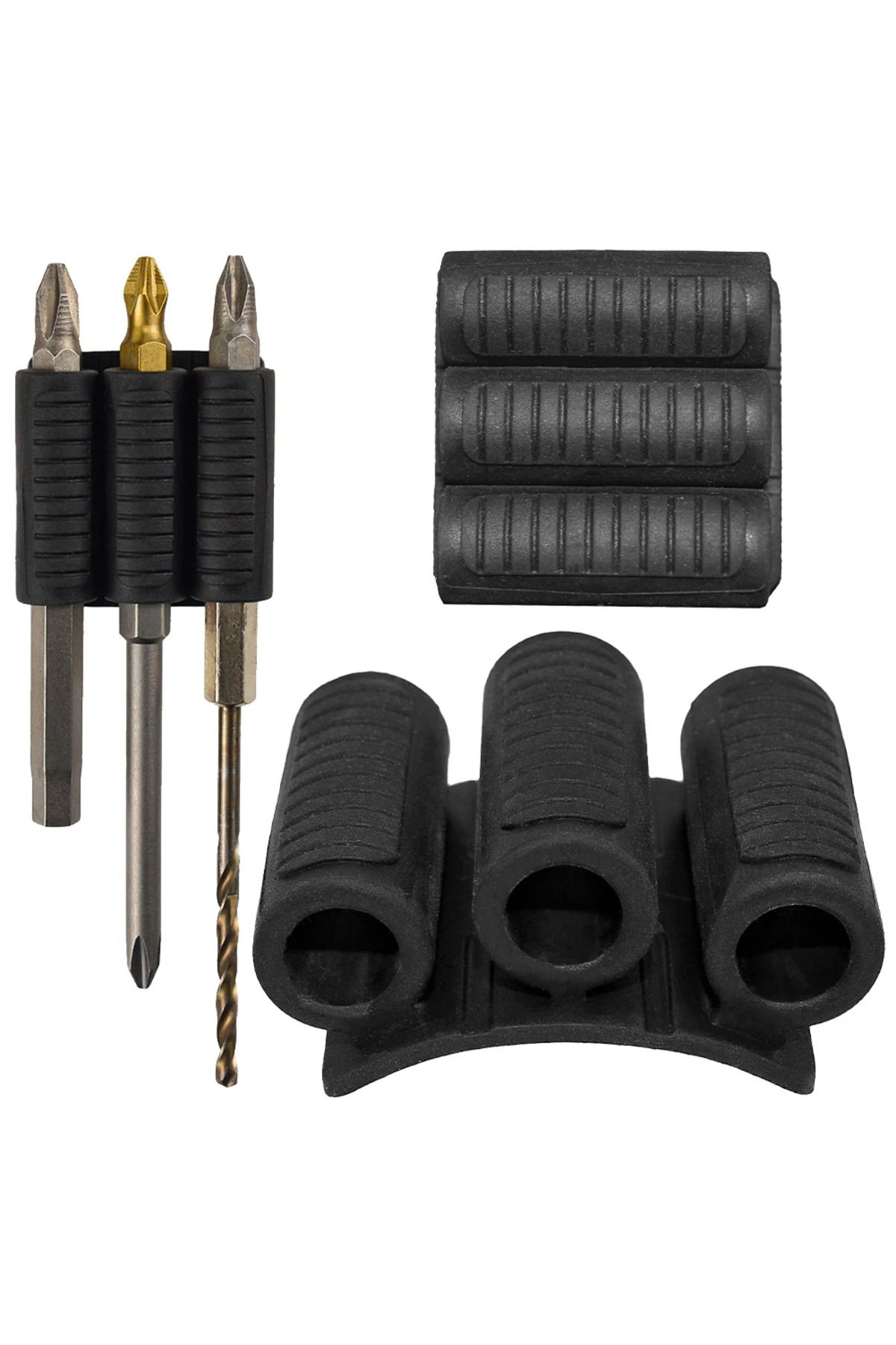 Choice-Drill Add-on Quick Change Bits Holders Mount Attachment Driver Bits Side Holder of Power Drill Or... 3
