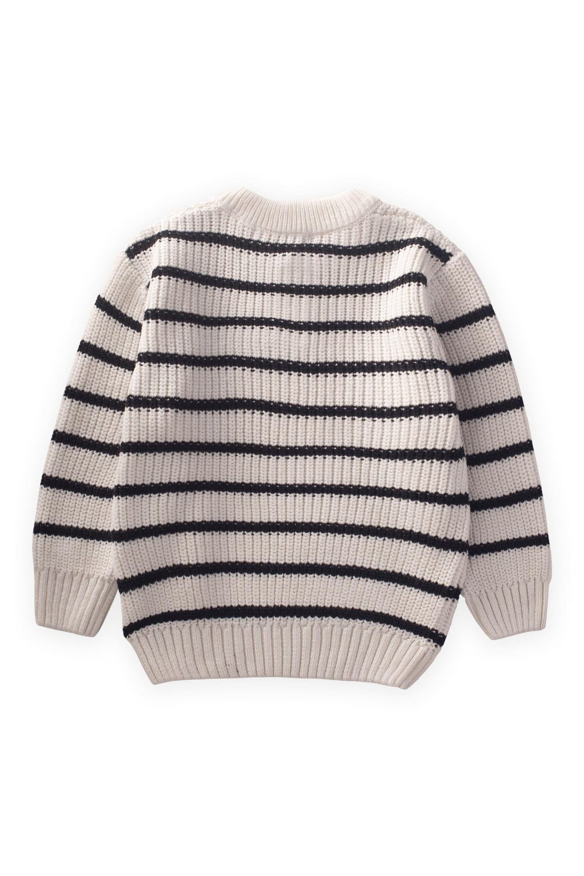 Cigit Çizgili Triko Kazak 2-6 Yaş Ekru fotoğrafı 3 (önizleme)