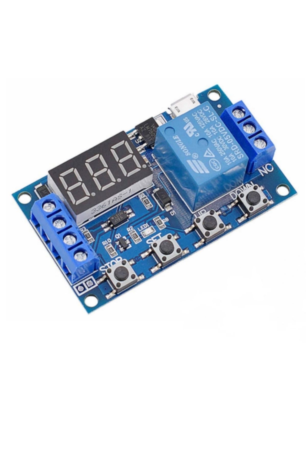 AOKIN-DC 6-30V Timer Relay Programmable Delay Relay Module Cycle Timer with LED Display 6V 9V 12V 24V M... 7