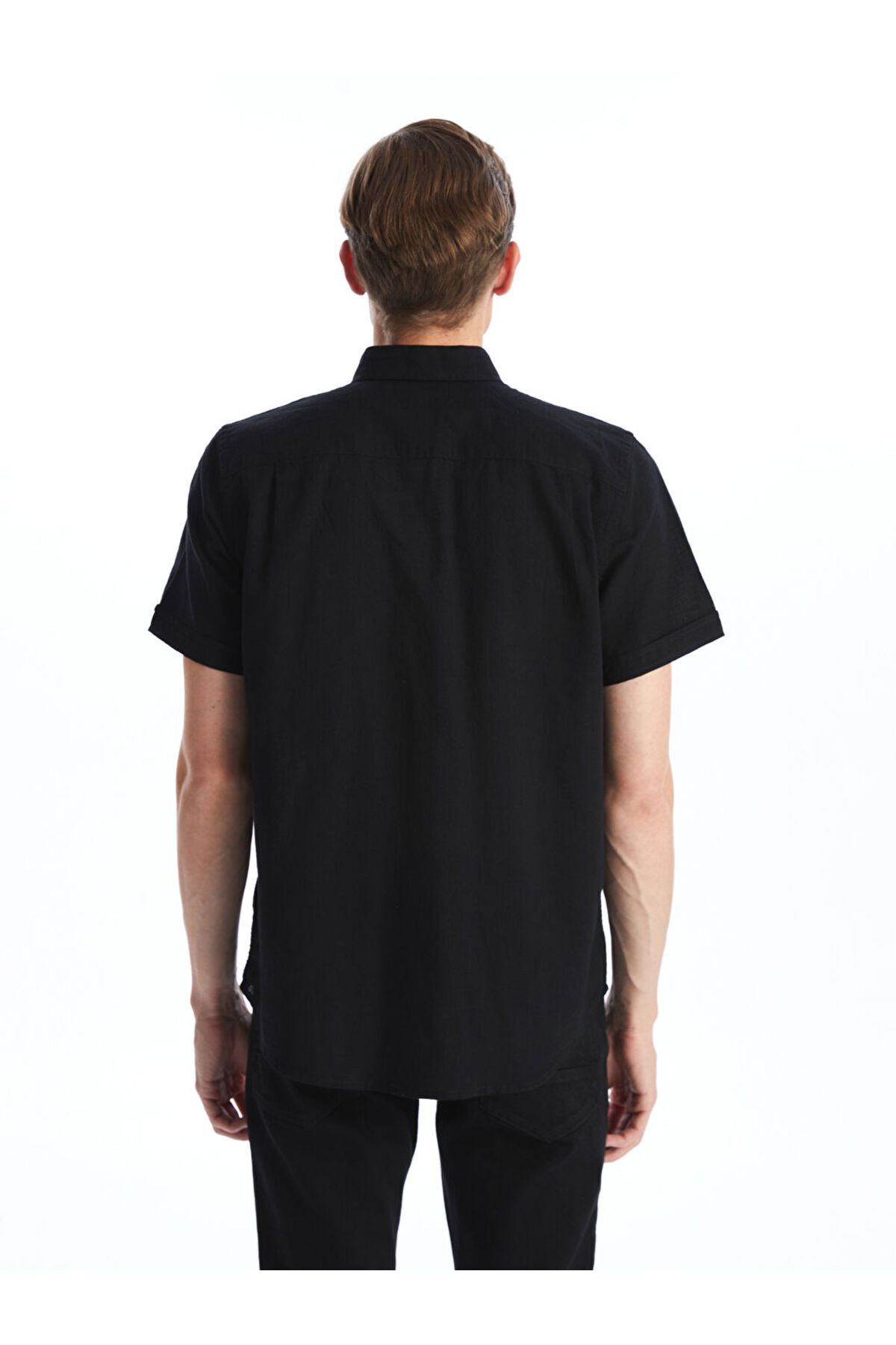 LC Waikiki-Create Your Style from Uzg Store |   Regular Fit Linen Blend Men's Shirt 5