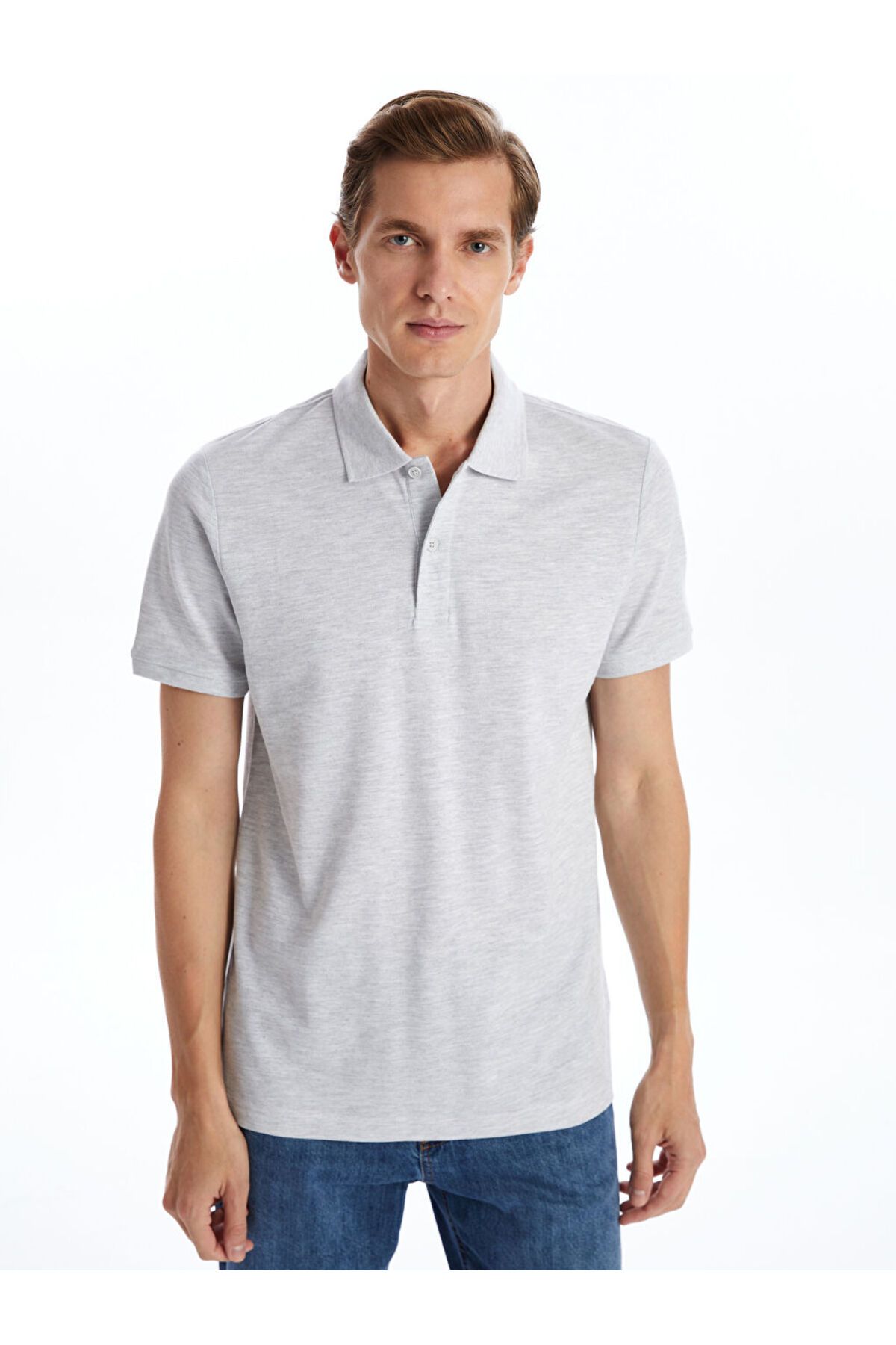 LC Waikiki Yeni Sezon Polo Yaka Kisa Kollu Pike Erkek Tisort - S52213Z8
