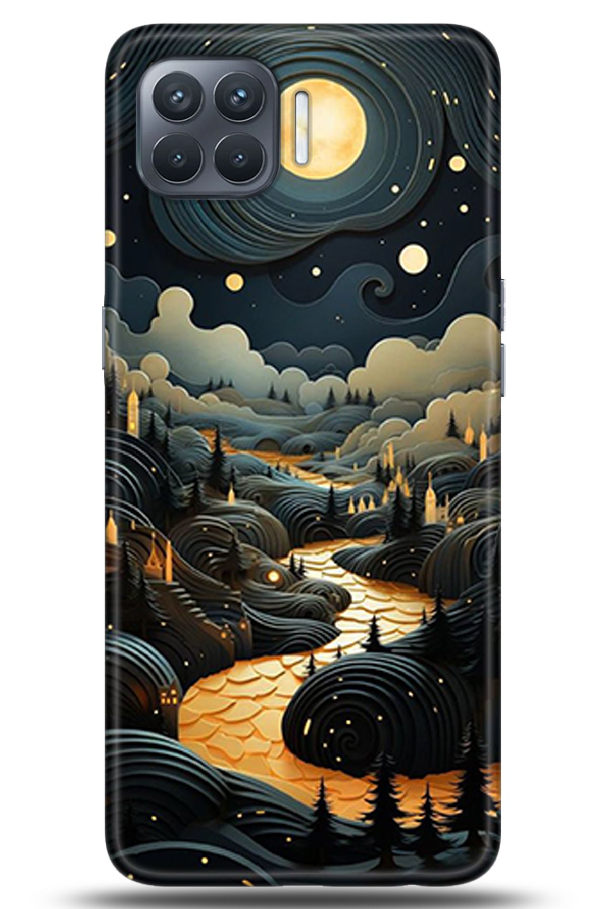 adveksiyon Oppo Reno 4 Lite Kılıf HD Baskılı Kılıf - Pamper Yourself 5268