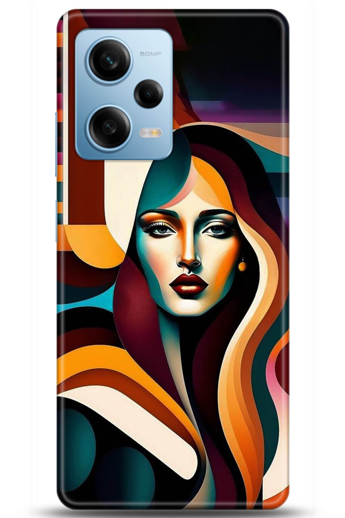 adveksiyon Xiaomi Redmi Note 12 5G Kılıf HD Baskılı Kılıf - Pamper Yourself 5245