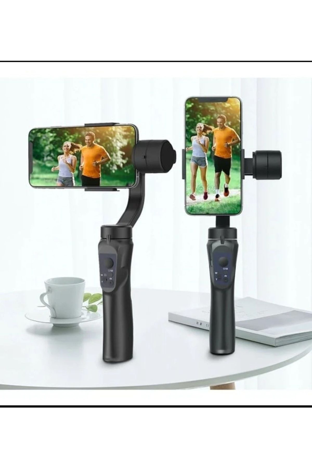 EKONOMİKOLSUN Cep Telefon Için F8 3-Axis Sabitleyici (Gimbal Stabilizer) 3 Eksenli Tripot