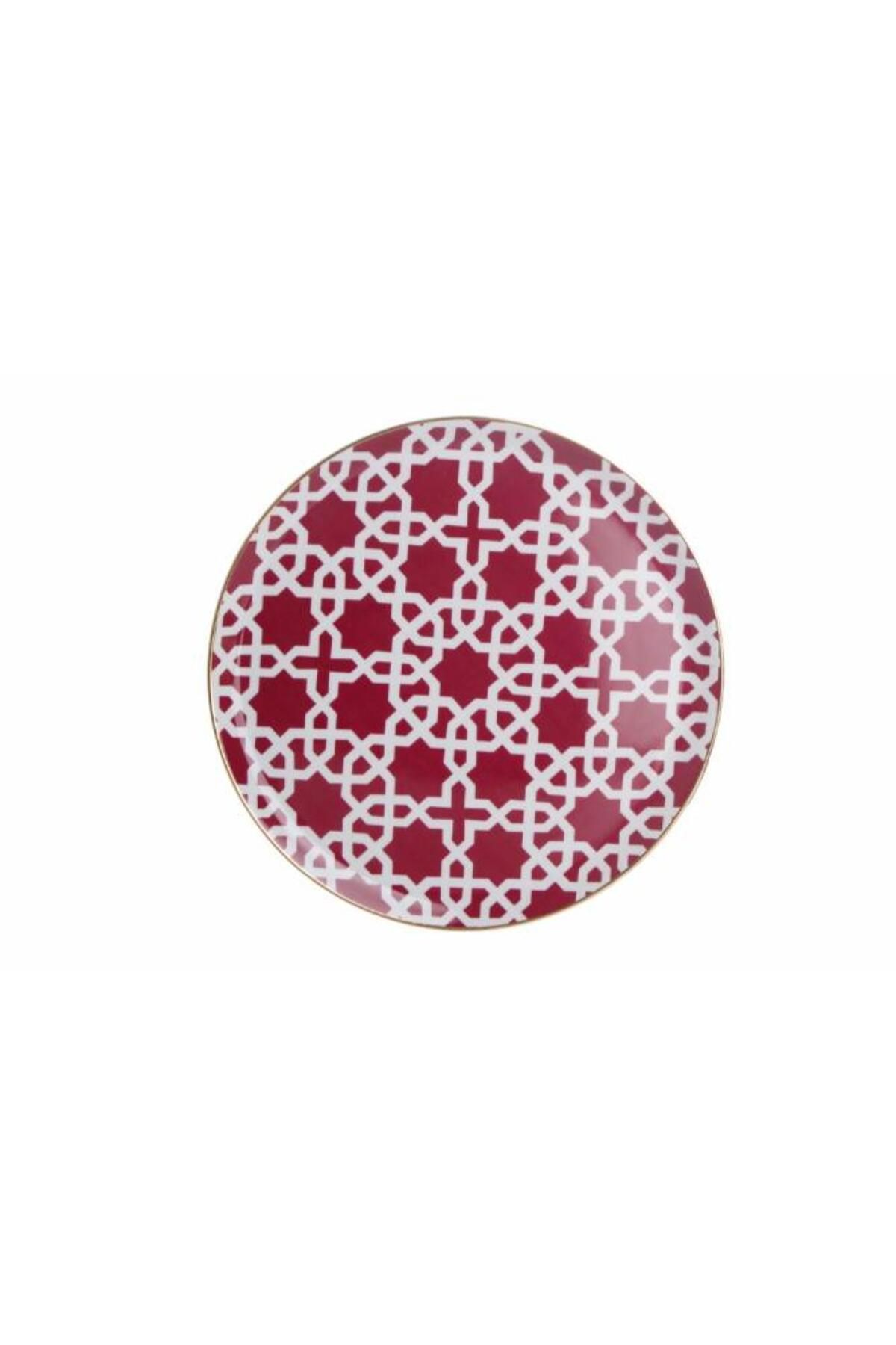 Porland-Morocco Pattern5 Fuchsia 1Plat Plate 28cm 04A+P 018771 2
