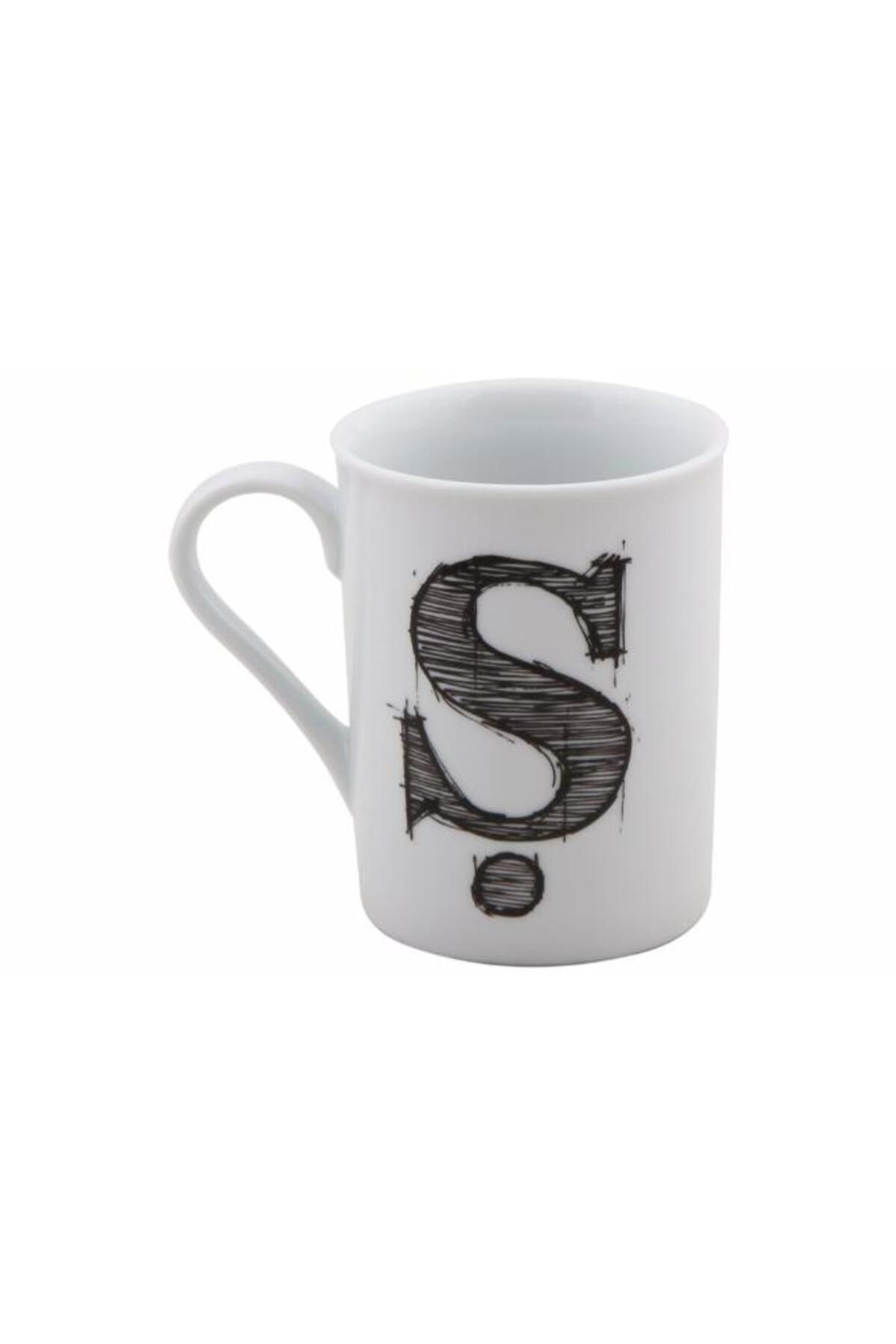 Porland-Porcelain Mug with Letter S 1