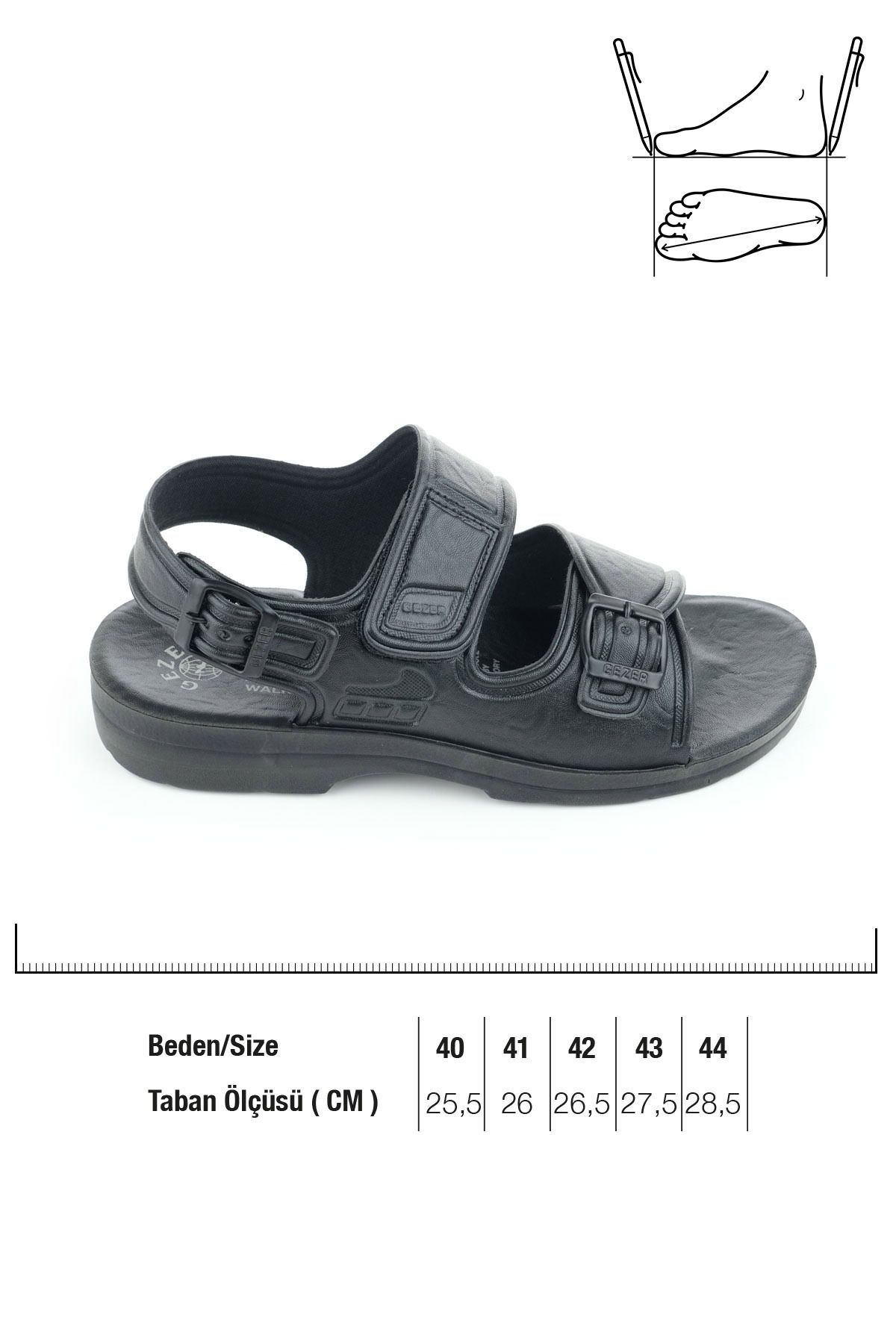 GEZER-Men's Hajj Umrah Sandals - Comfortable and Soft Sole and Light Usage 2