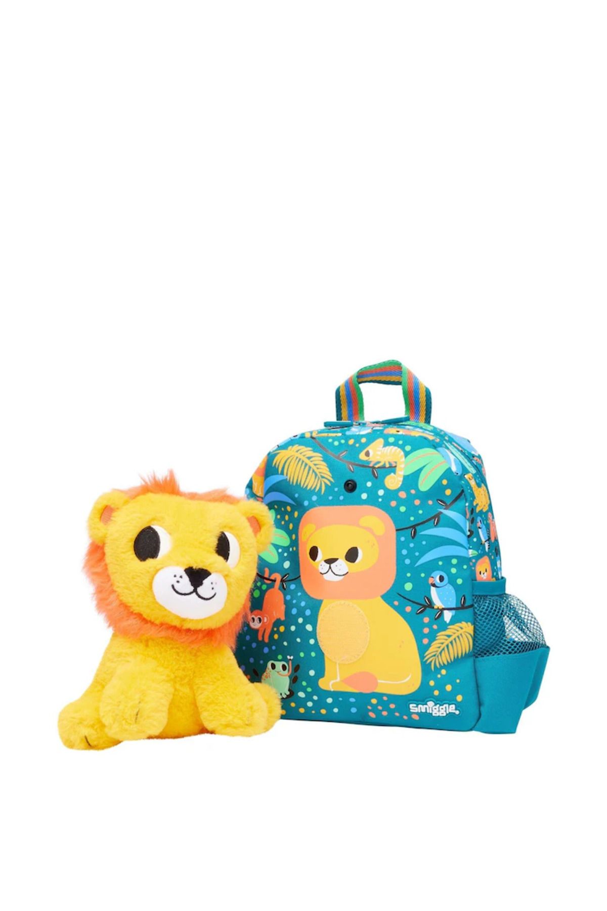 SMIGGLE-Blue- Smiggle Big Dreams Small Backpack with Removable Plush Toy 2