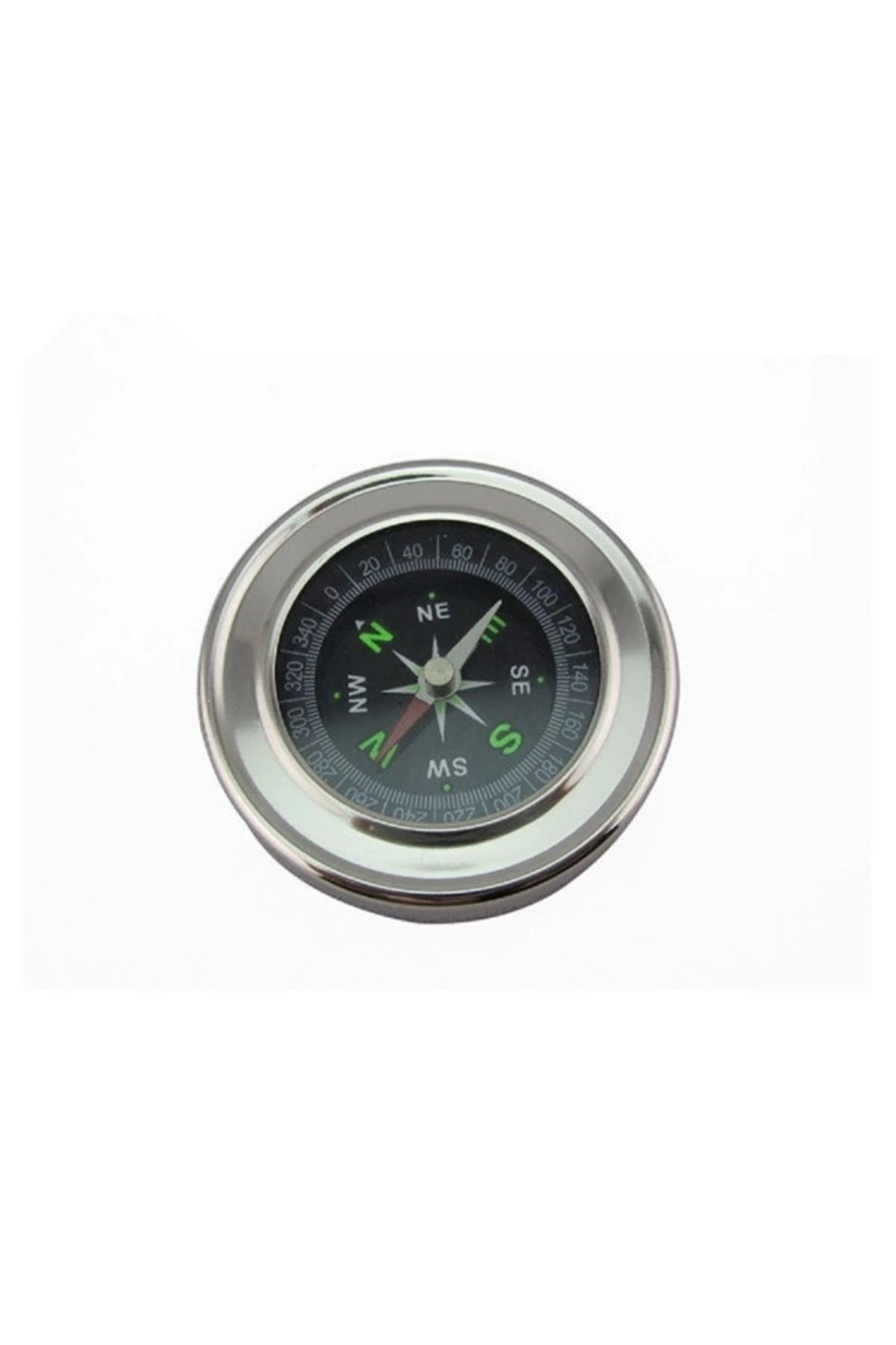 Eldenör Yuvarlak Metal Kasa Dayanıklı Pusula 60mm