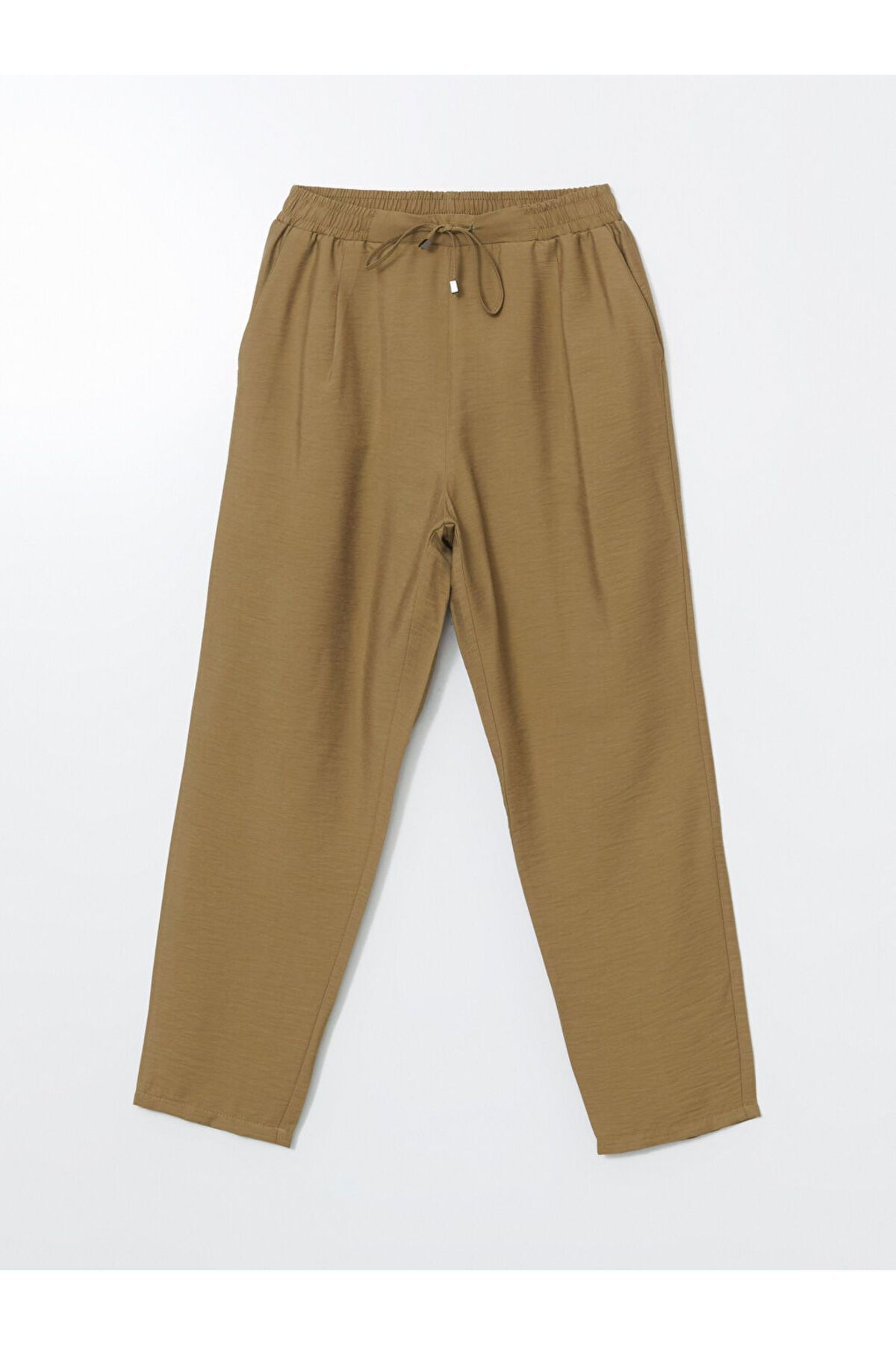 LC Waikiki-Carrot Cut Women's Trousers with Elastic Waist 5