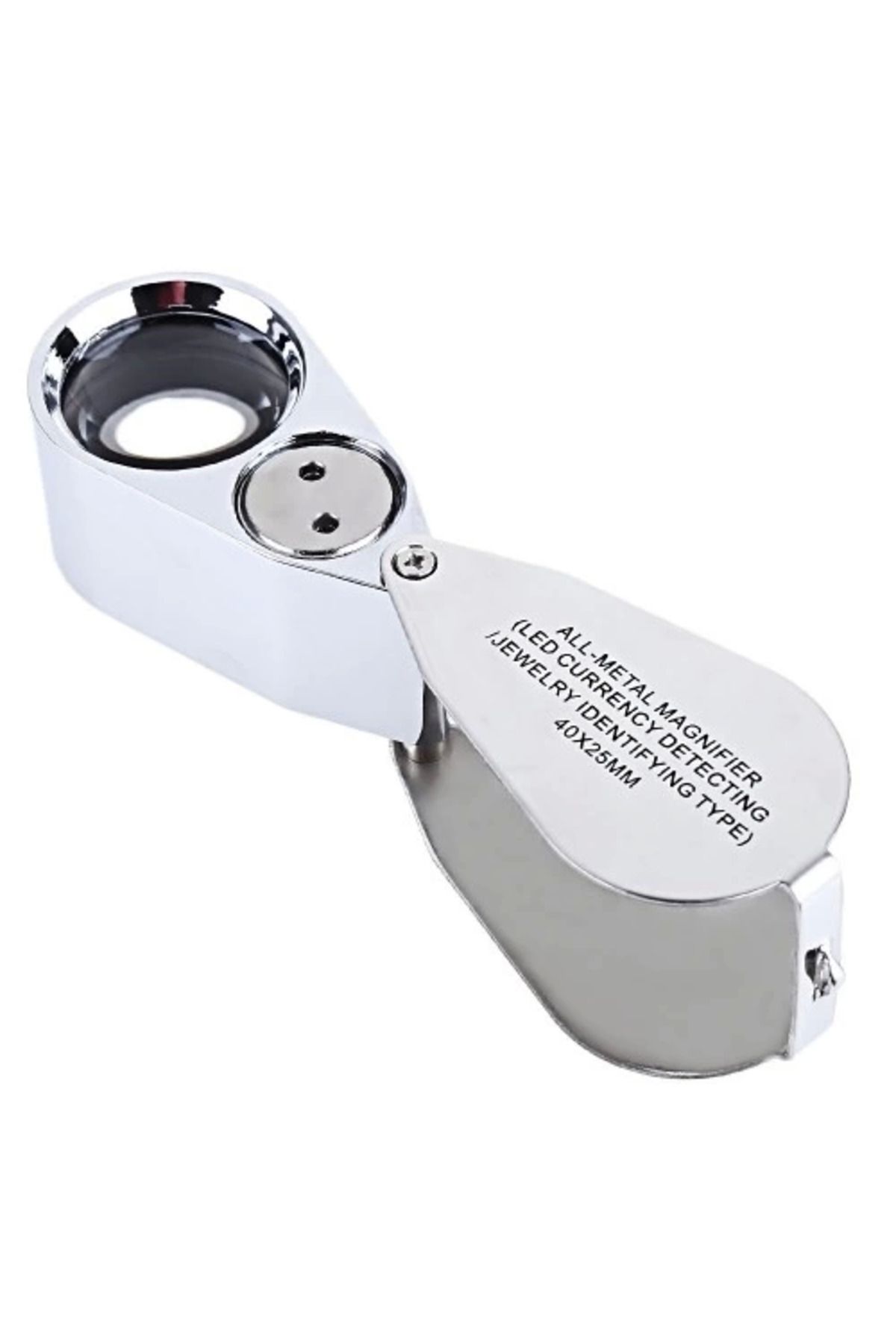 Eldenör Kontrol, Için Özel Kutulu Metal Işıklı Lup 40x25