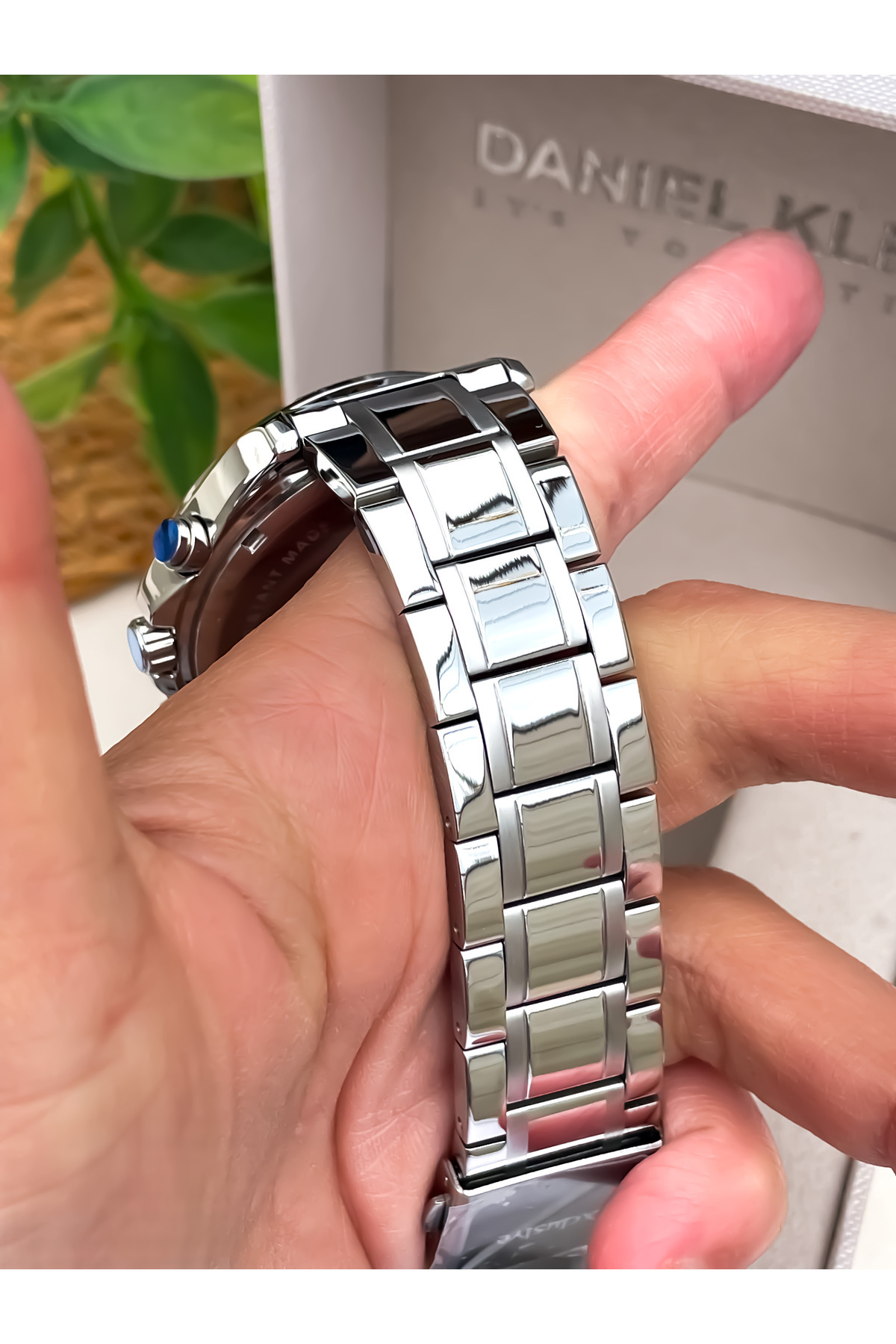 Daniel Klein-Original Multifunction All Functions Active Ystainless Steel Men's Watch+ Bracelet Gift 6