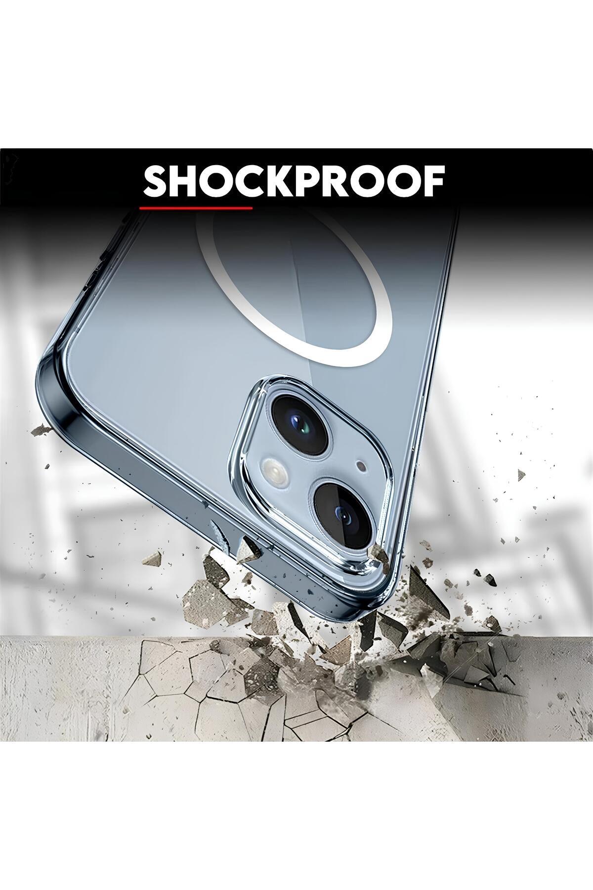 Buffay-Transparent Mica Non-Yellowing Case iPhone 14 Plus 4