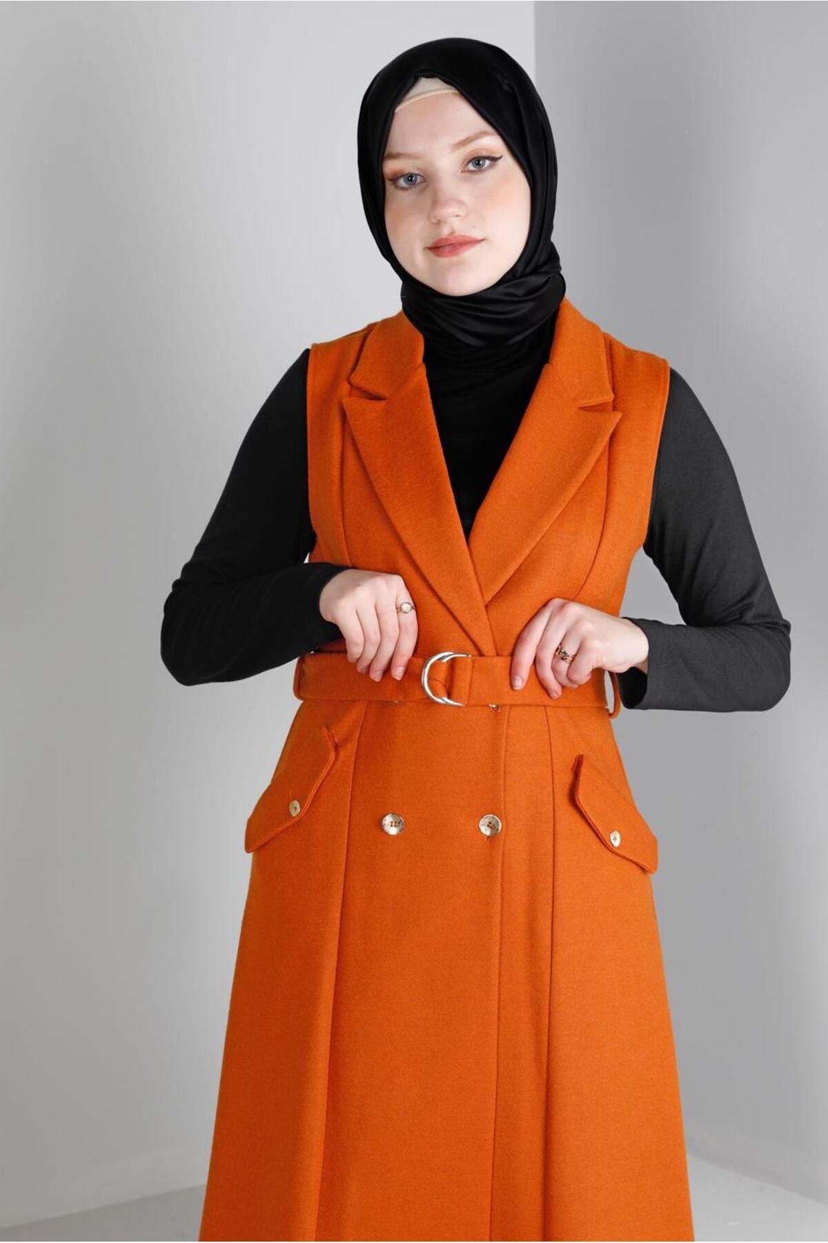 جلیقه کمربند یقه دوبل 43433 Alvina