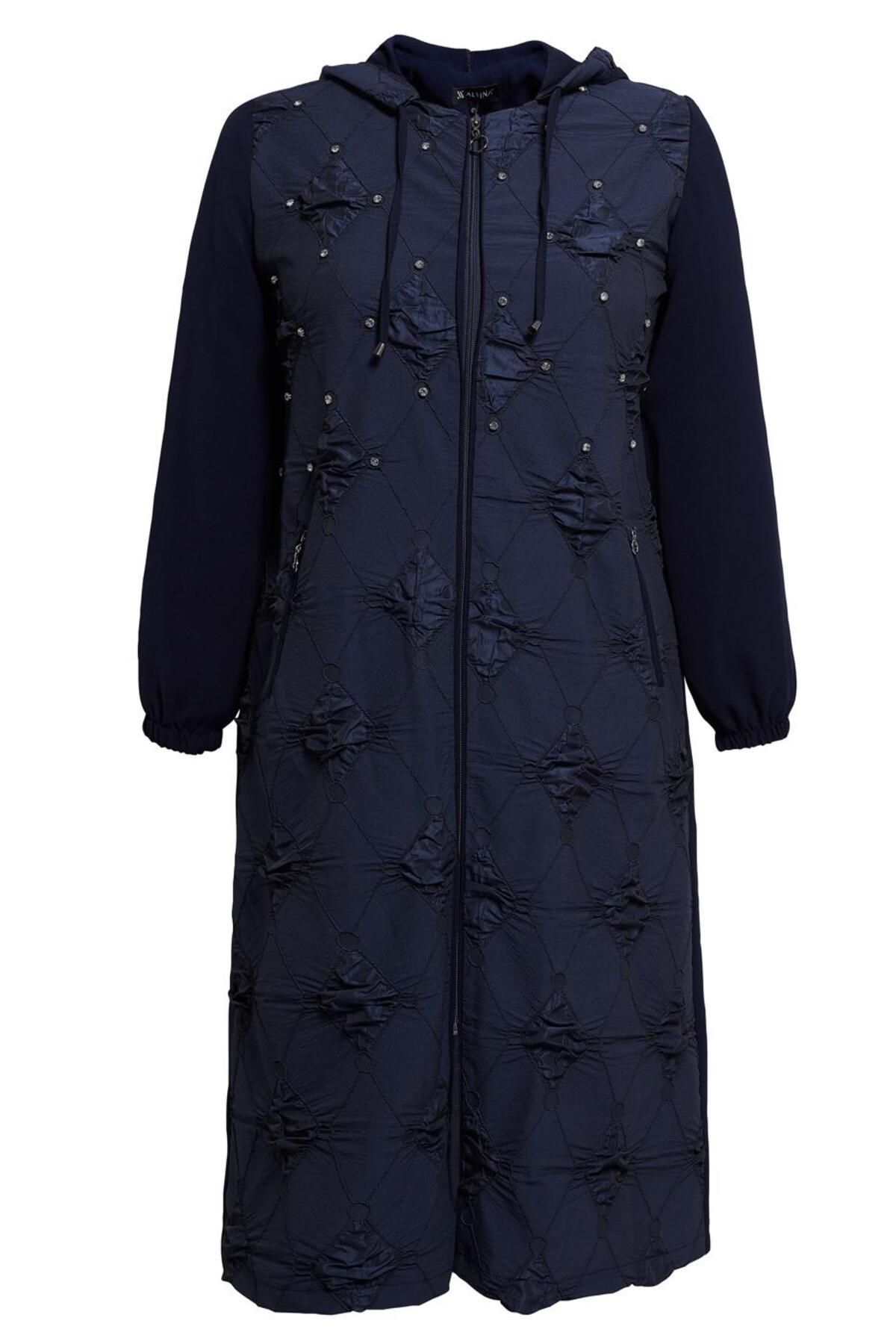 HOODED PLUS SIZE WEAR AND GO 44526 Alvina