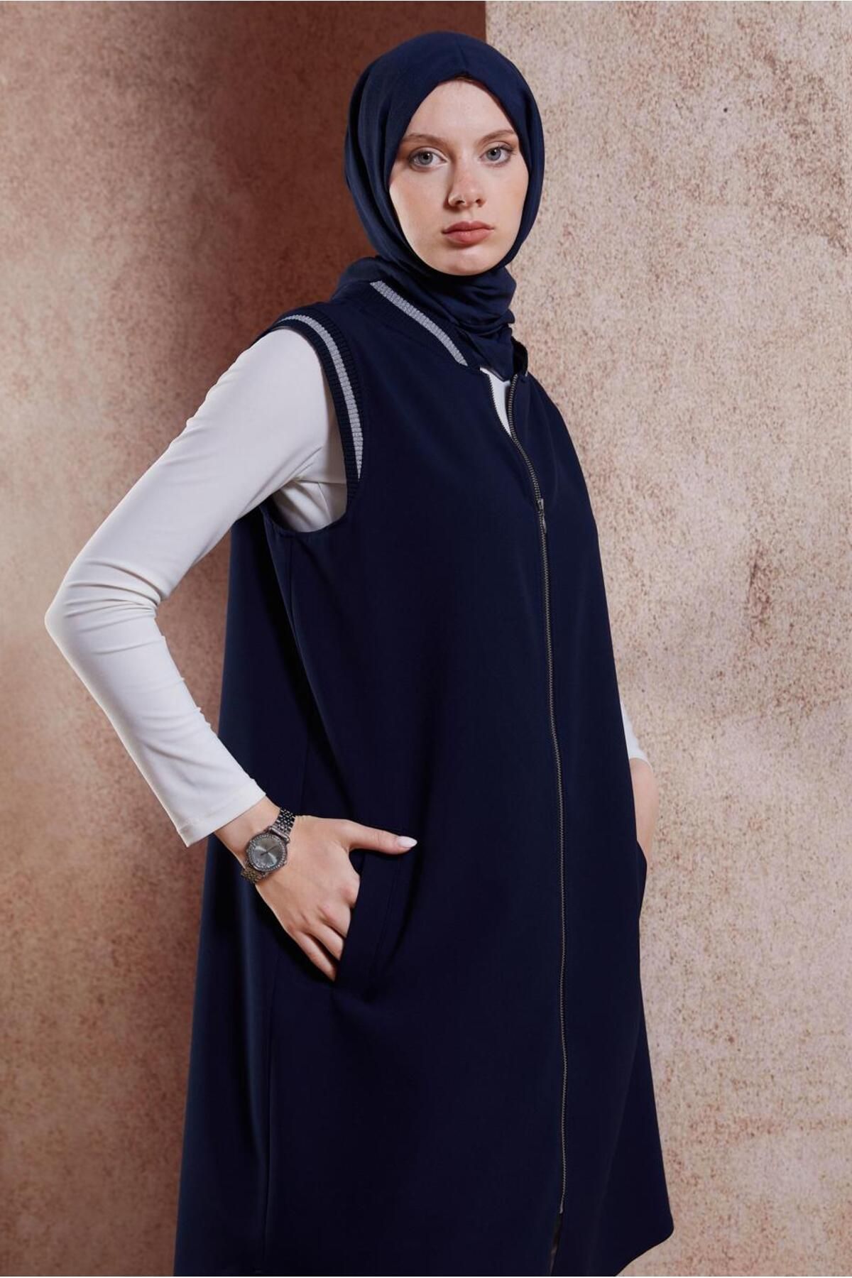 ZIPPER VEST 44661 Alvina