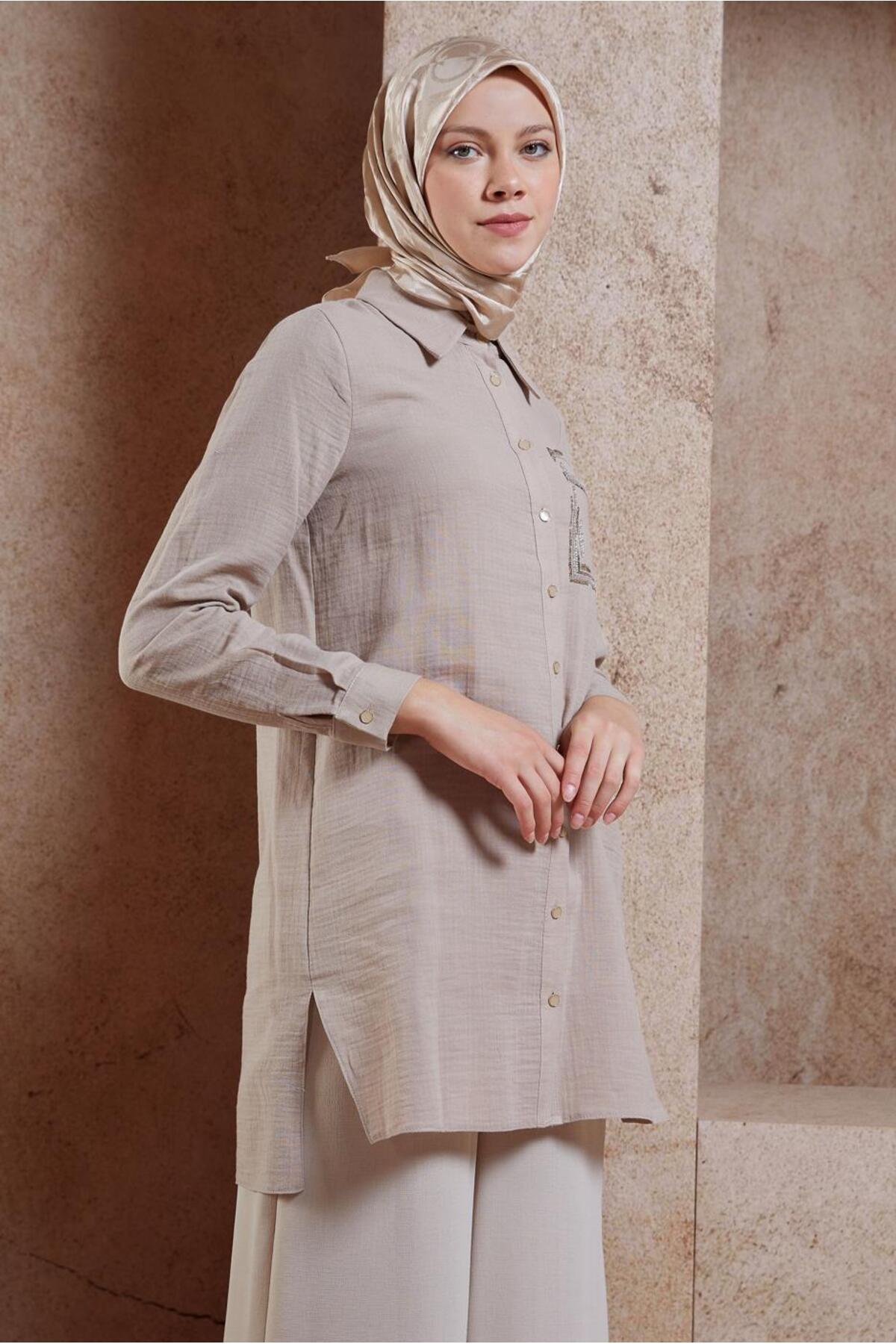 آلوینا پیراهن نخی موسلین، تونیک ۴۴۶۸۰ آلوینا پیراهن نخی موسلین، تونیک ۴۴۶۸۰