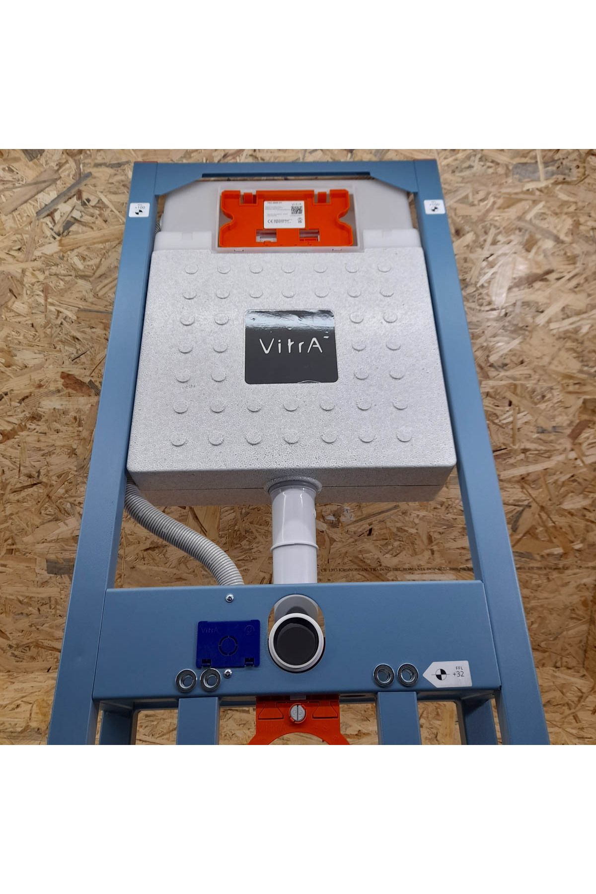 VitrA-Quick-installation concealed WC cistern 3/6 lt for light plasterboard walls, 12cm 5